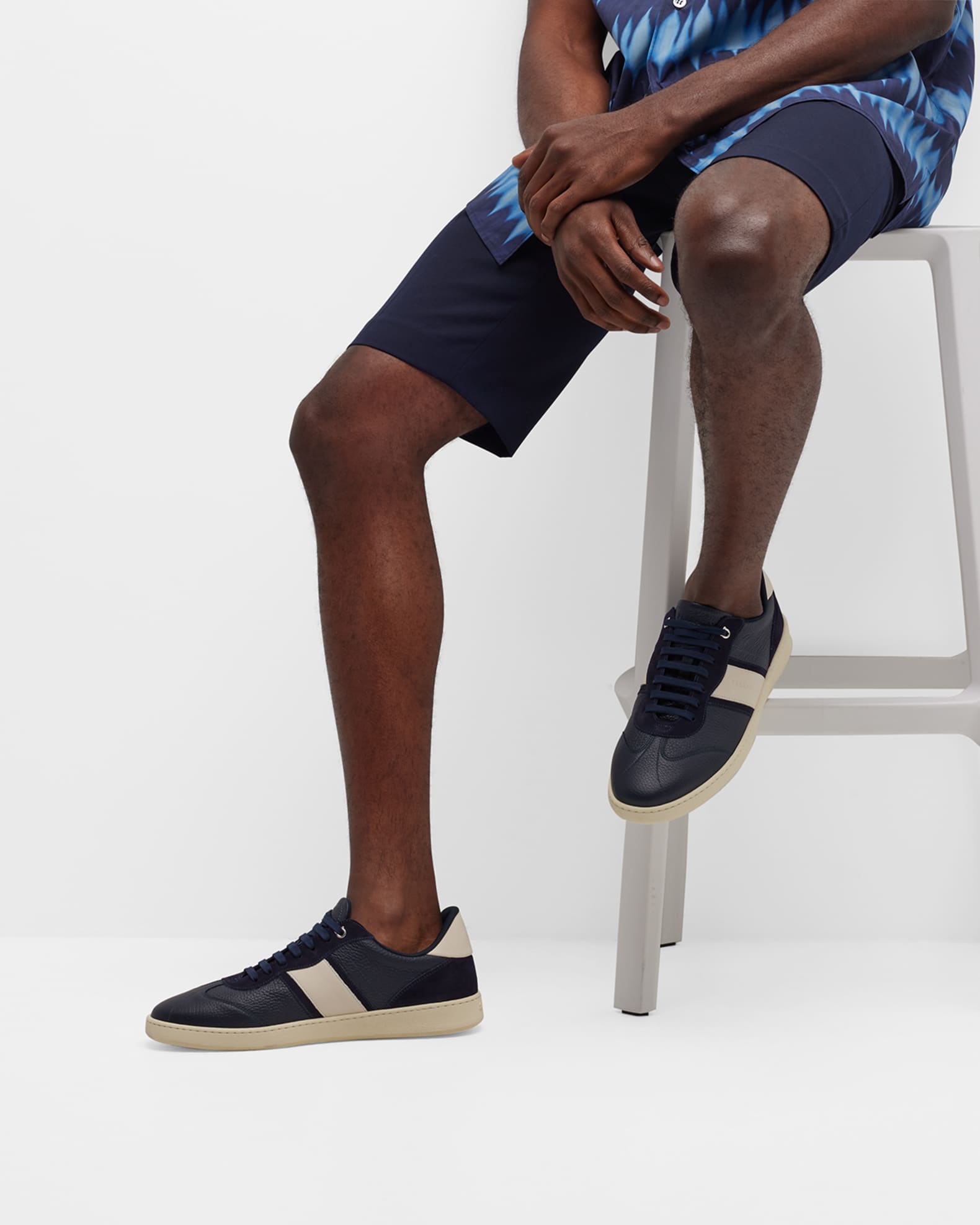 Men's Achille 1 Leather Low-Top Sneakers 1