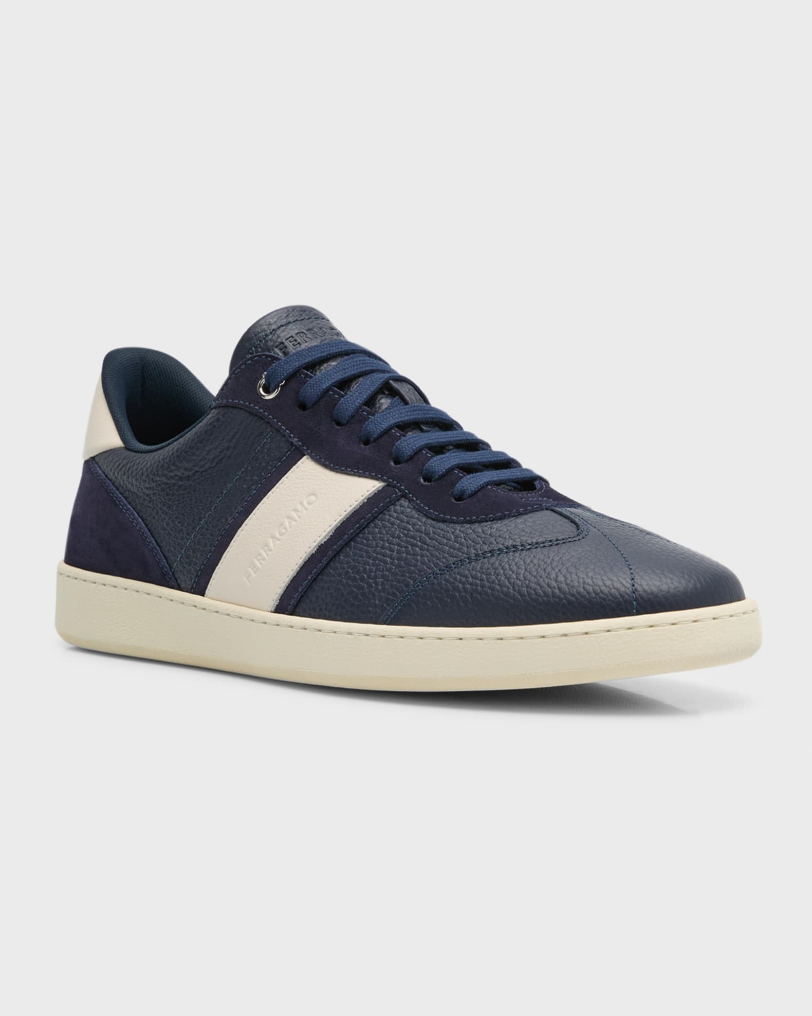 Ferragamo Men s Sneakers Blue 8 Blue