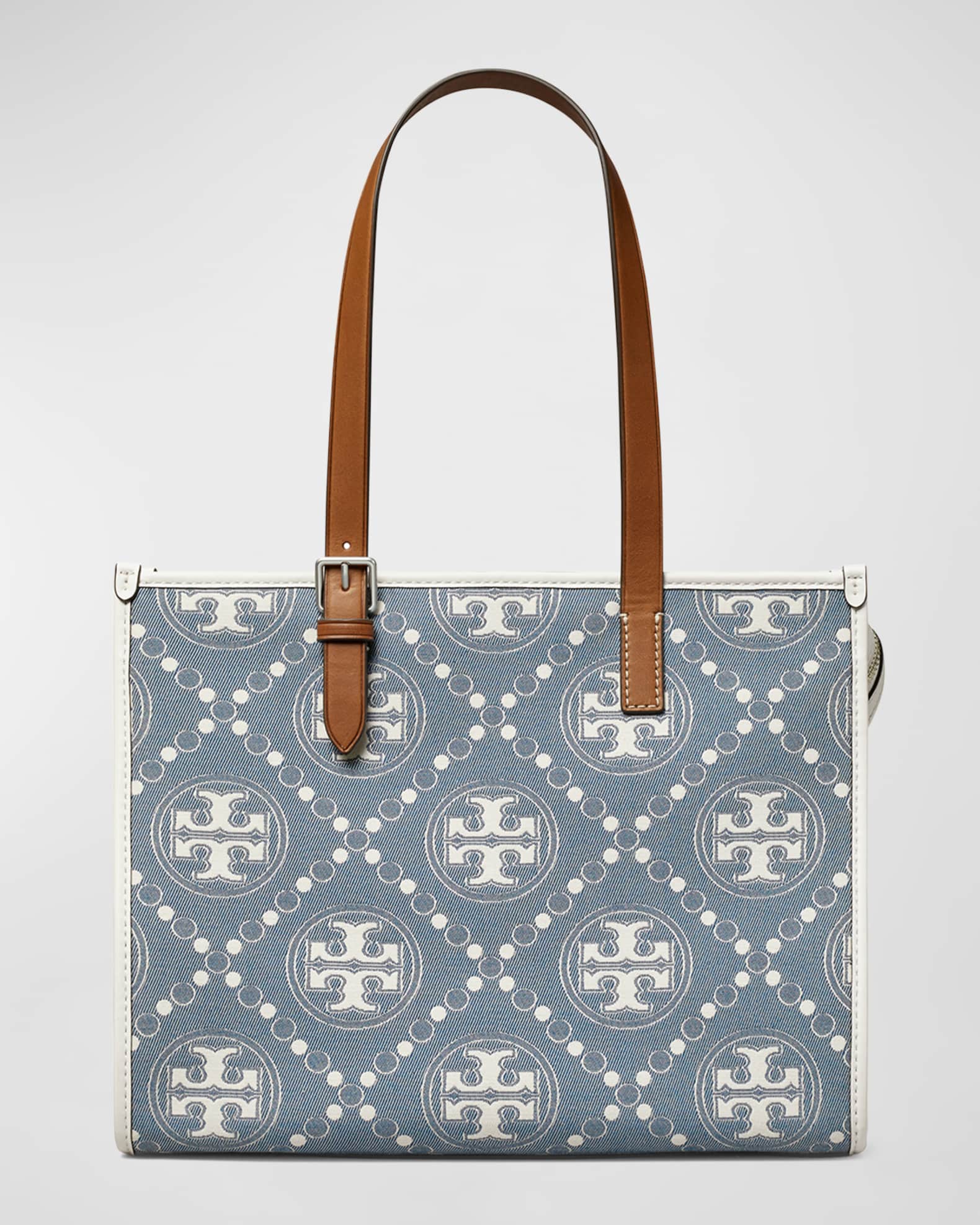 Tory burch blue tote bag 2025