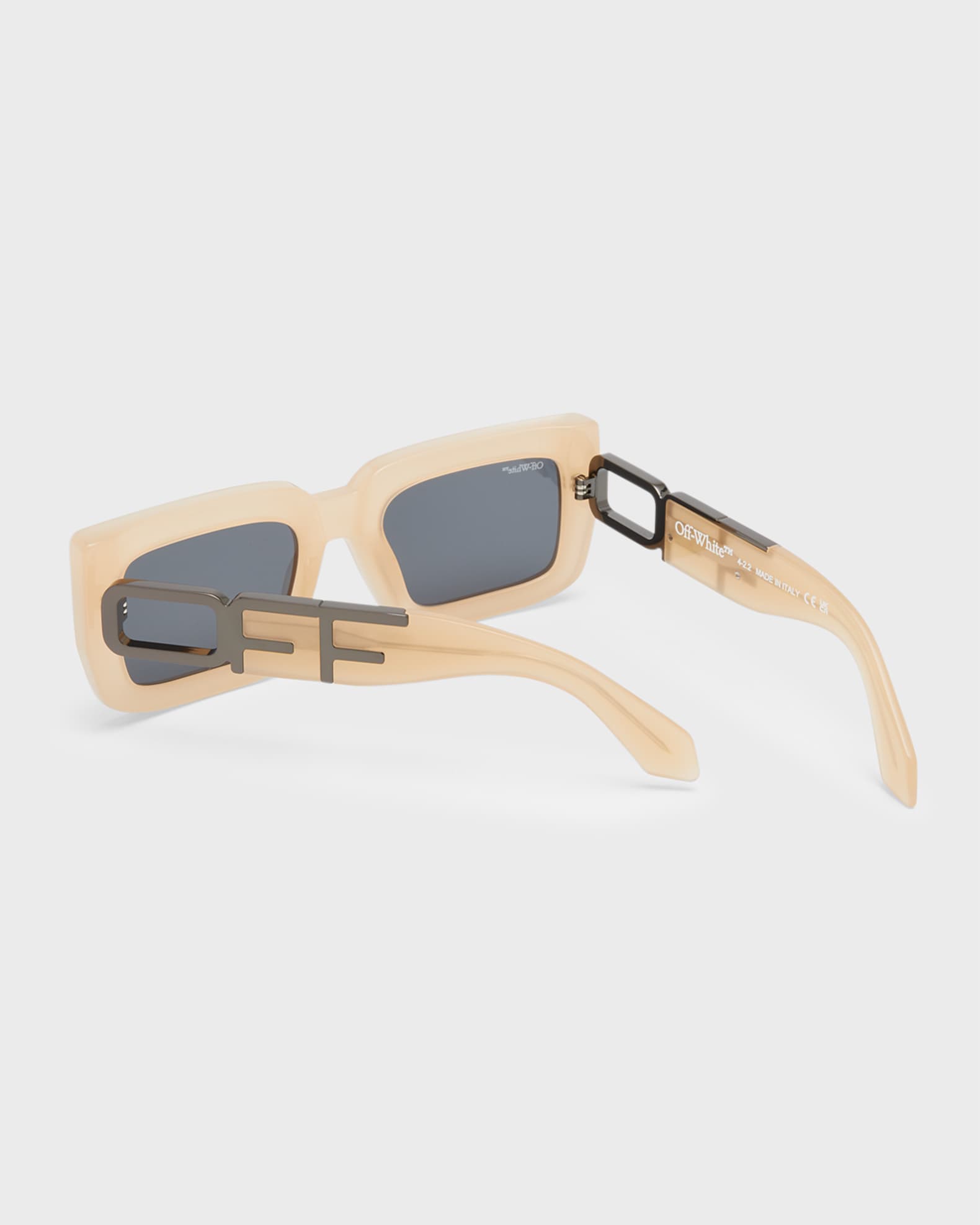 Boston squared acetate sunglasses - Off-White - Men