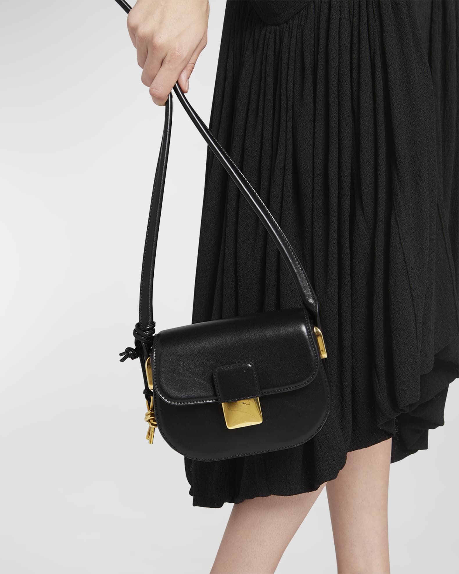Bottega Veneta Desiree Mini Saddle Crossbody Bag | Neiman Marcus