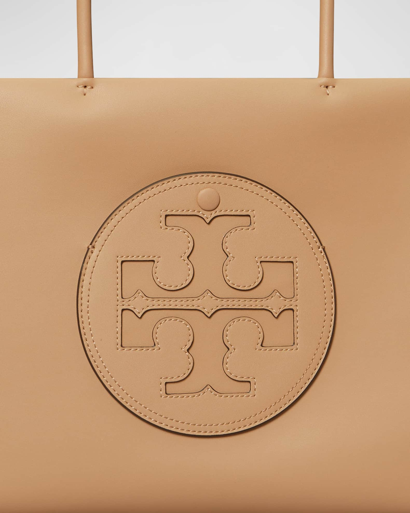 Tory Burch Ella Mini Tote Bag In Light Sand