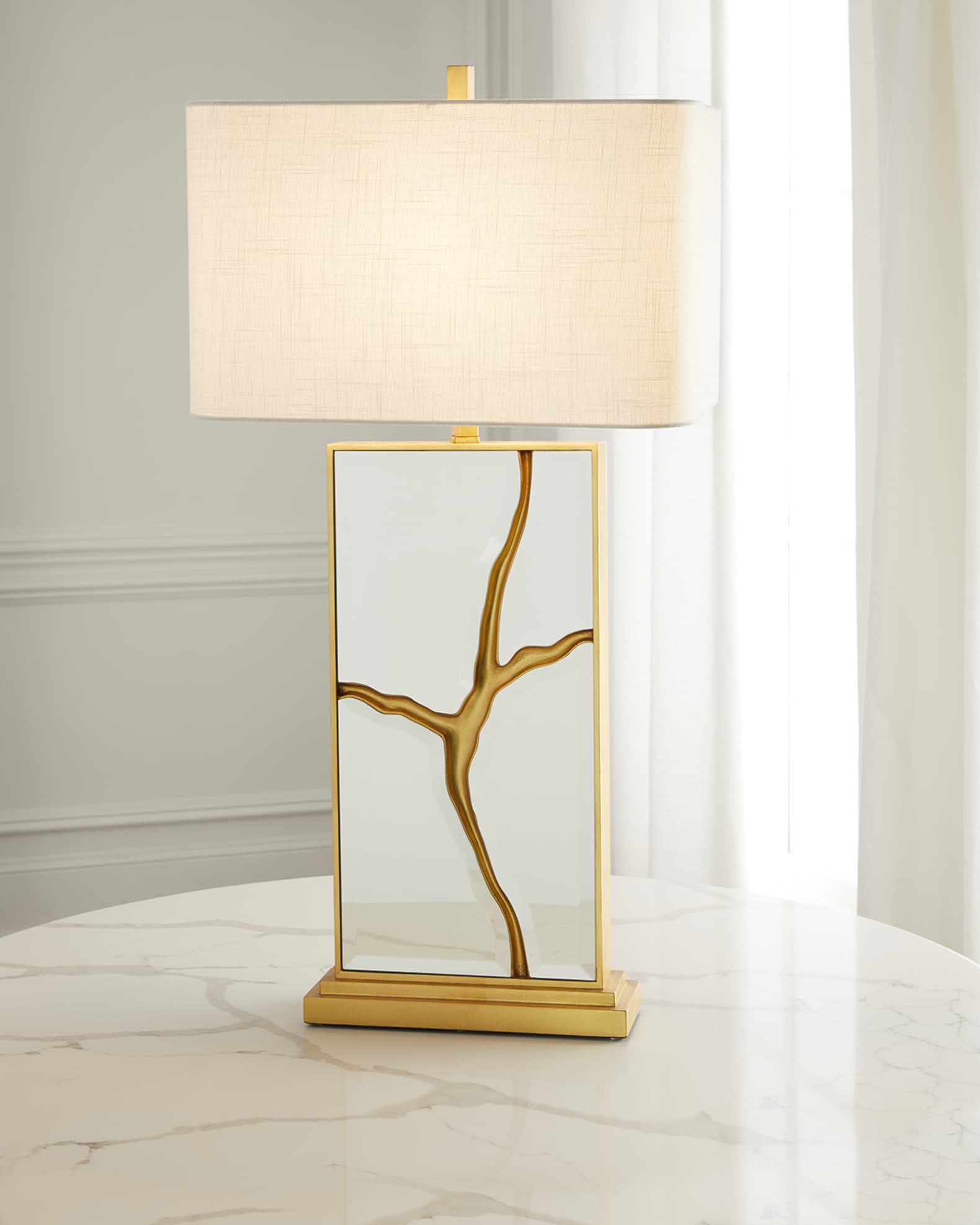Gold branch lamp online