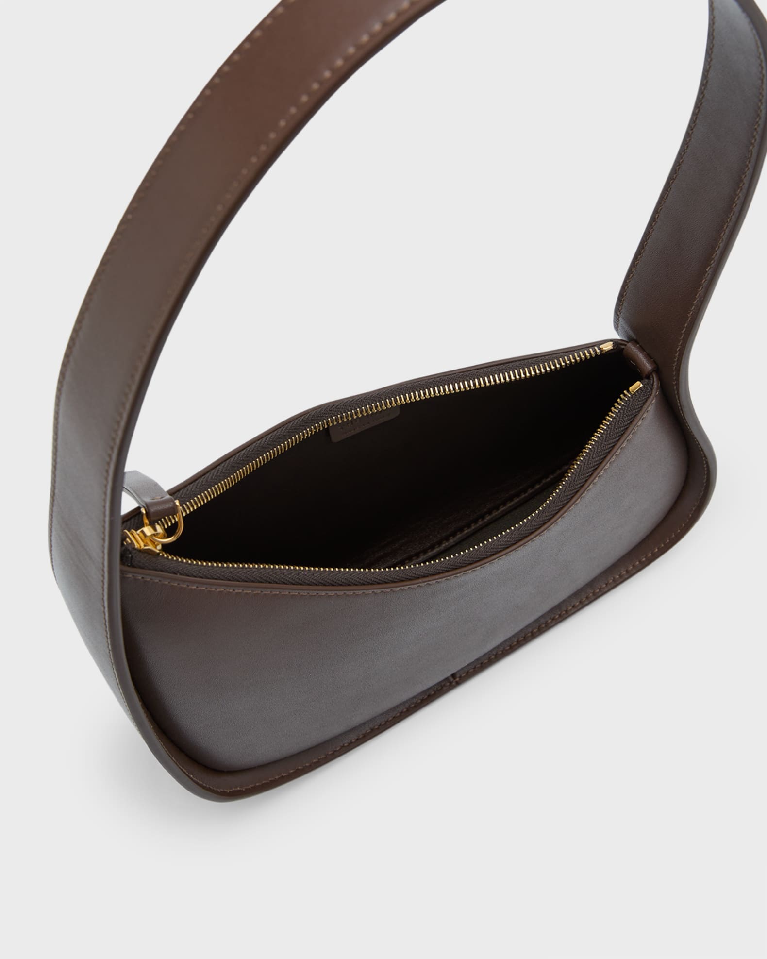 THE ROW Half Moon Shoulder Bag in Leather | Neiman Marcus