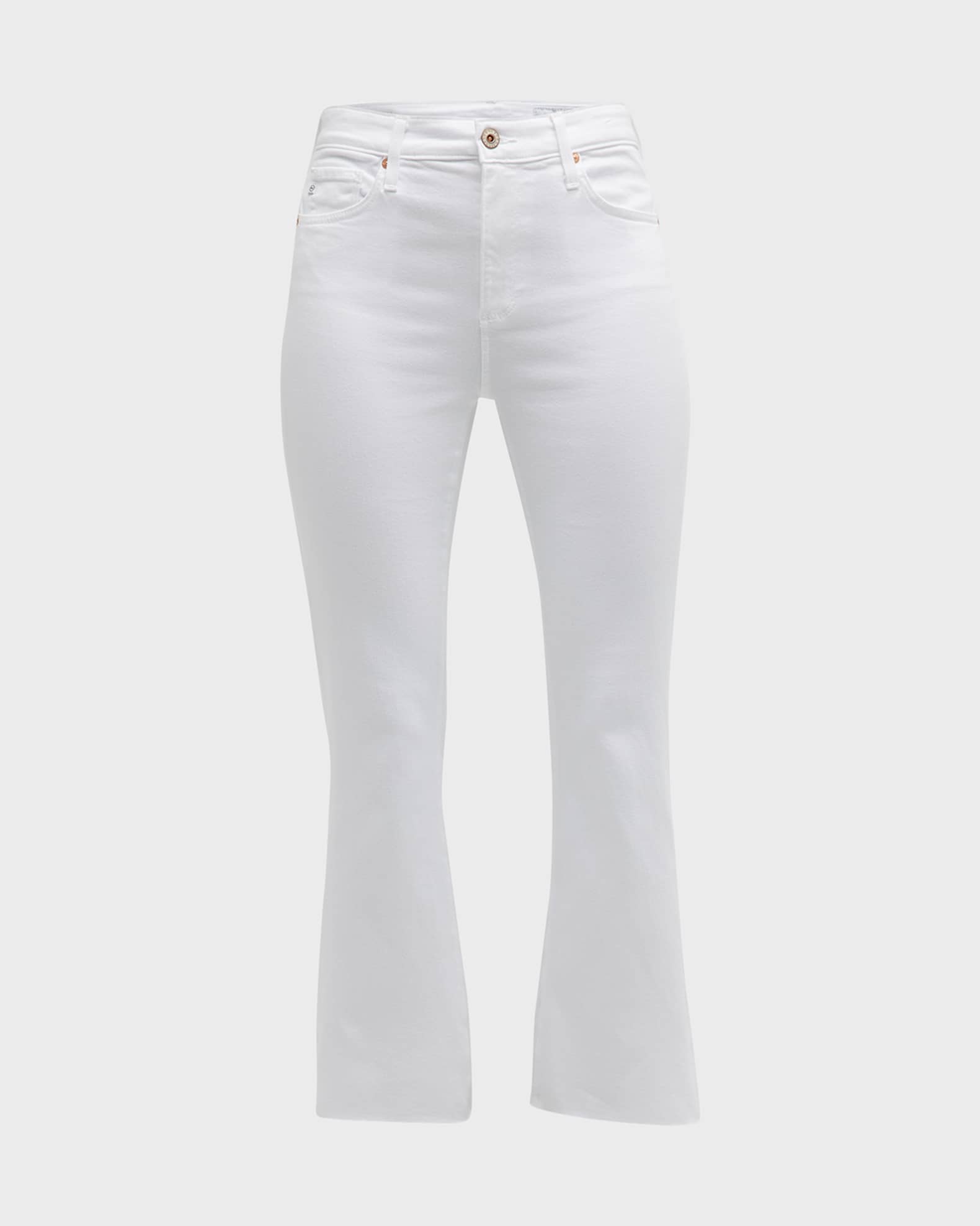 Ag white cropped jeans on sale