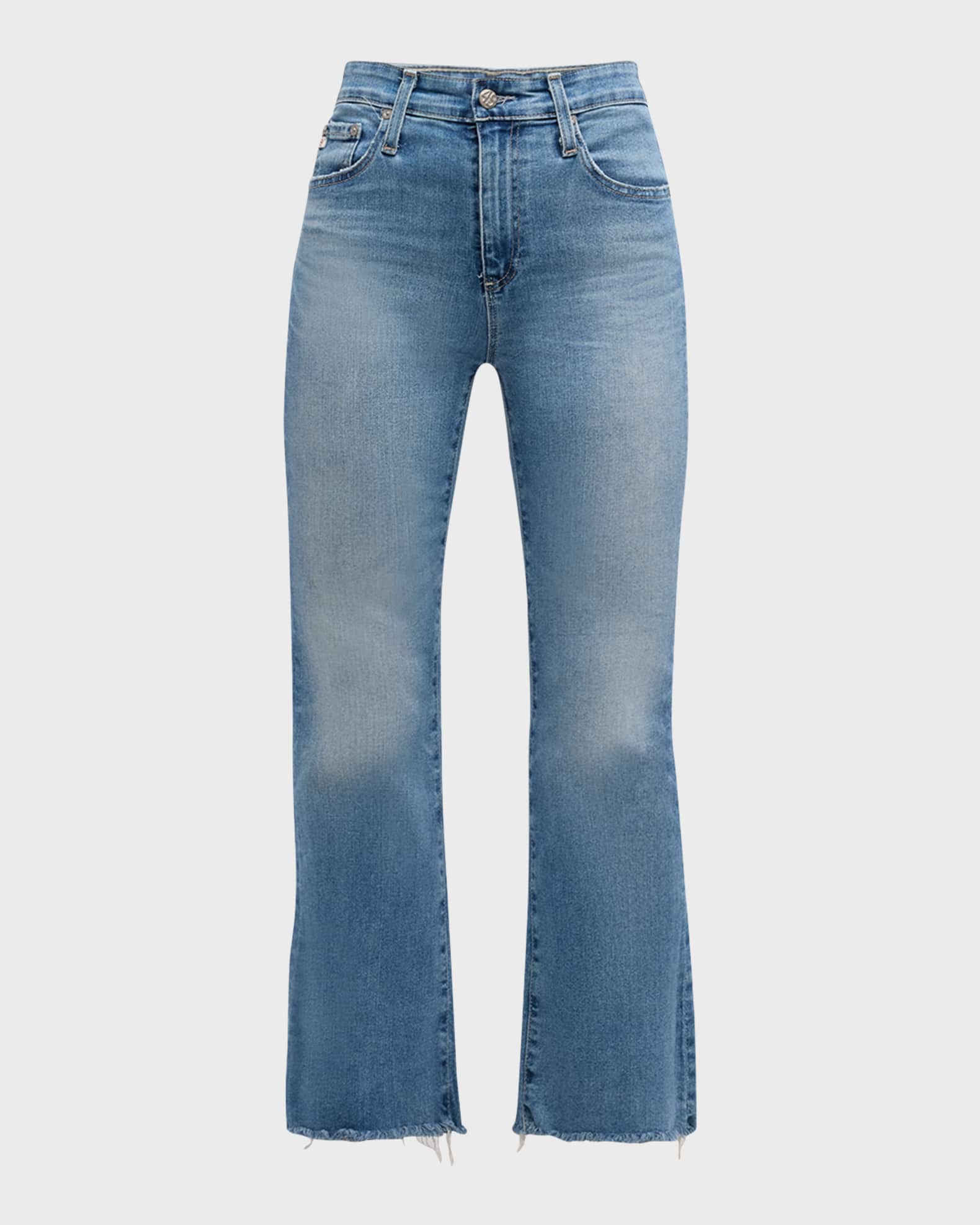 AG Jeans Farrah Cropped Bootcut Jeans | Neiman Marcus