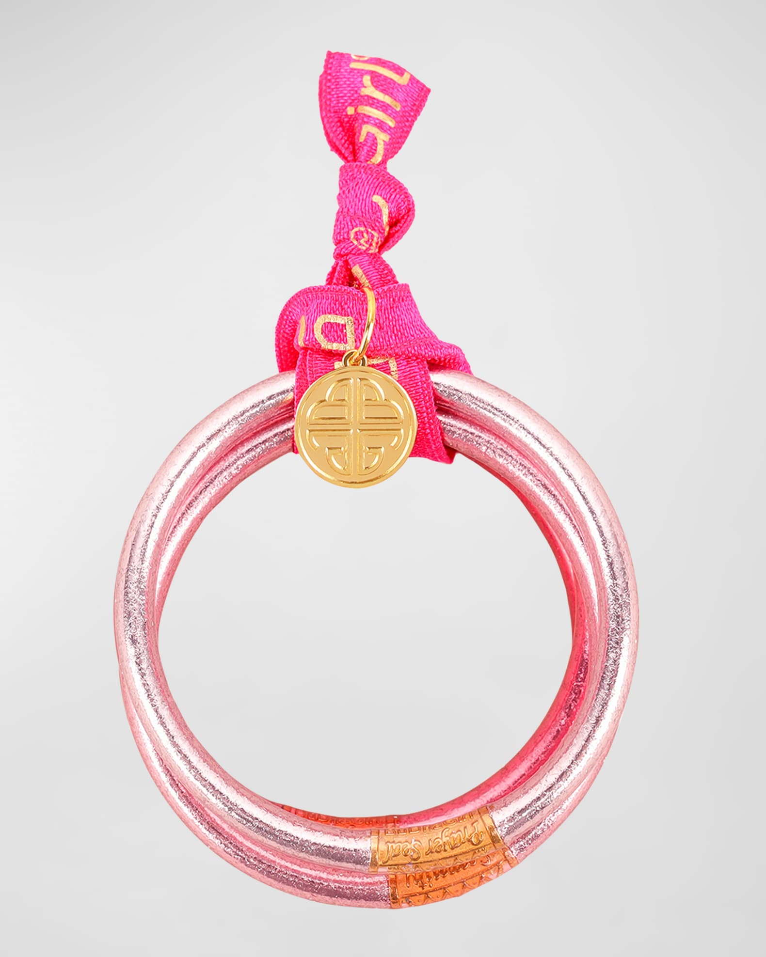 BUDHAGIRL QUEEN ALL WEATHER BANGLE (SINGLE)-EPIC PINK