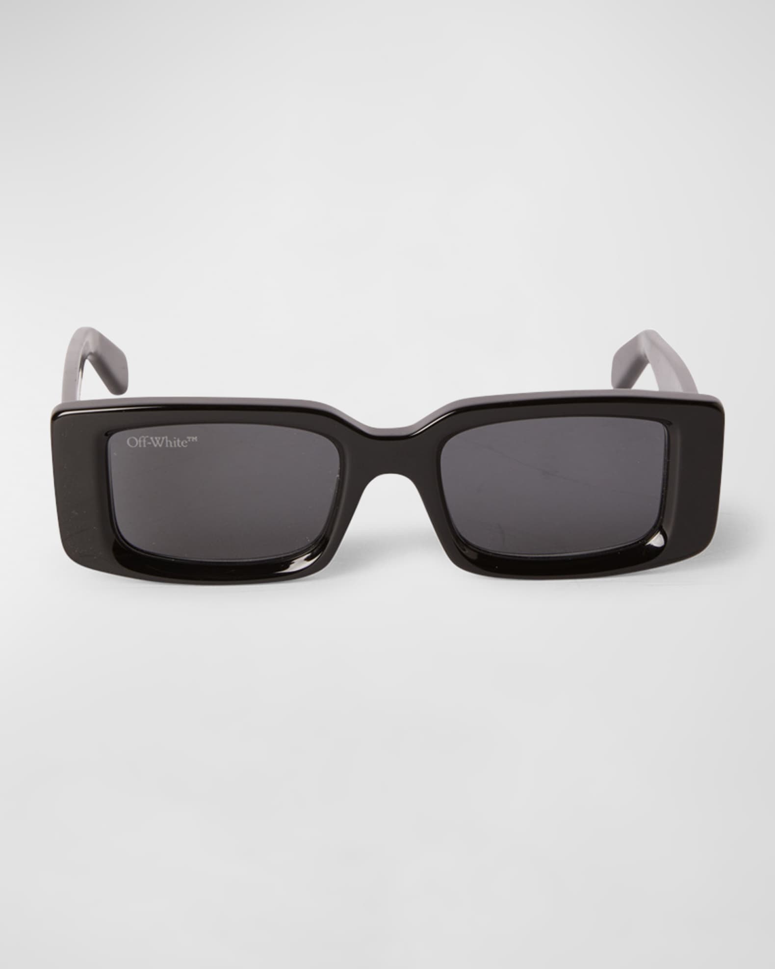 Off-White Arthur Acetate Rectangle Sunglasses | Neiman Marcus