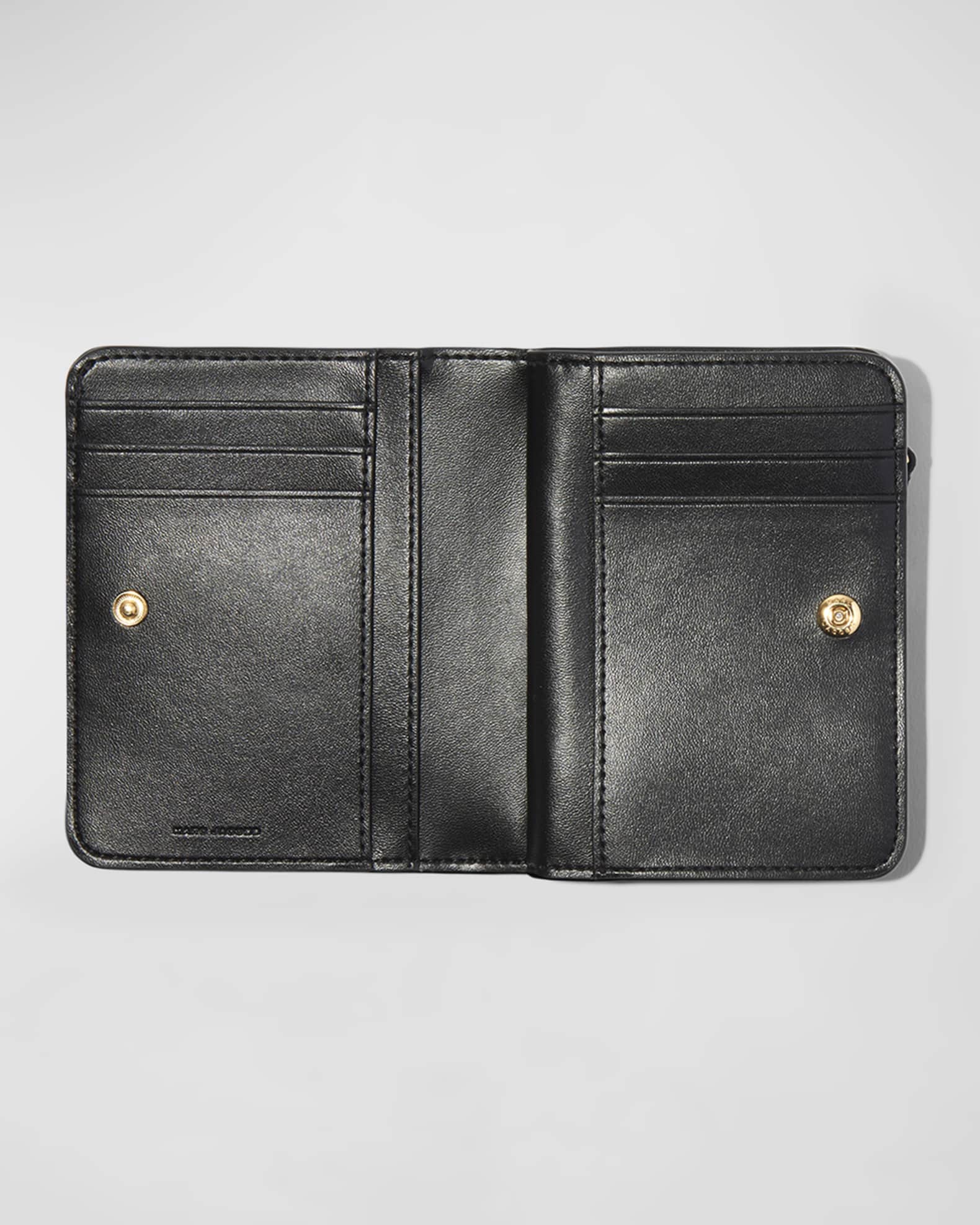 Amazon.com: Marc Jacobs The Leather Mini Compact Wallet