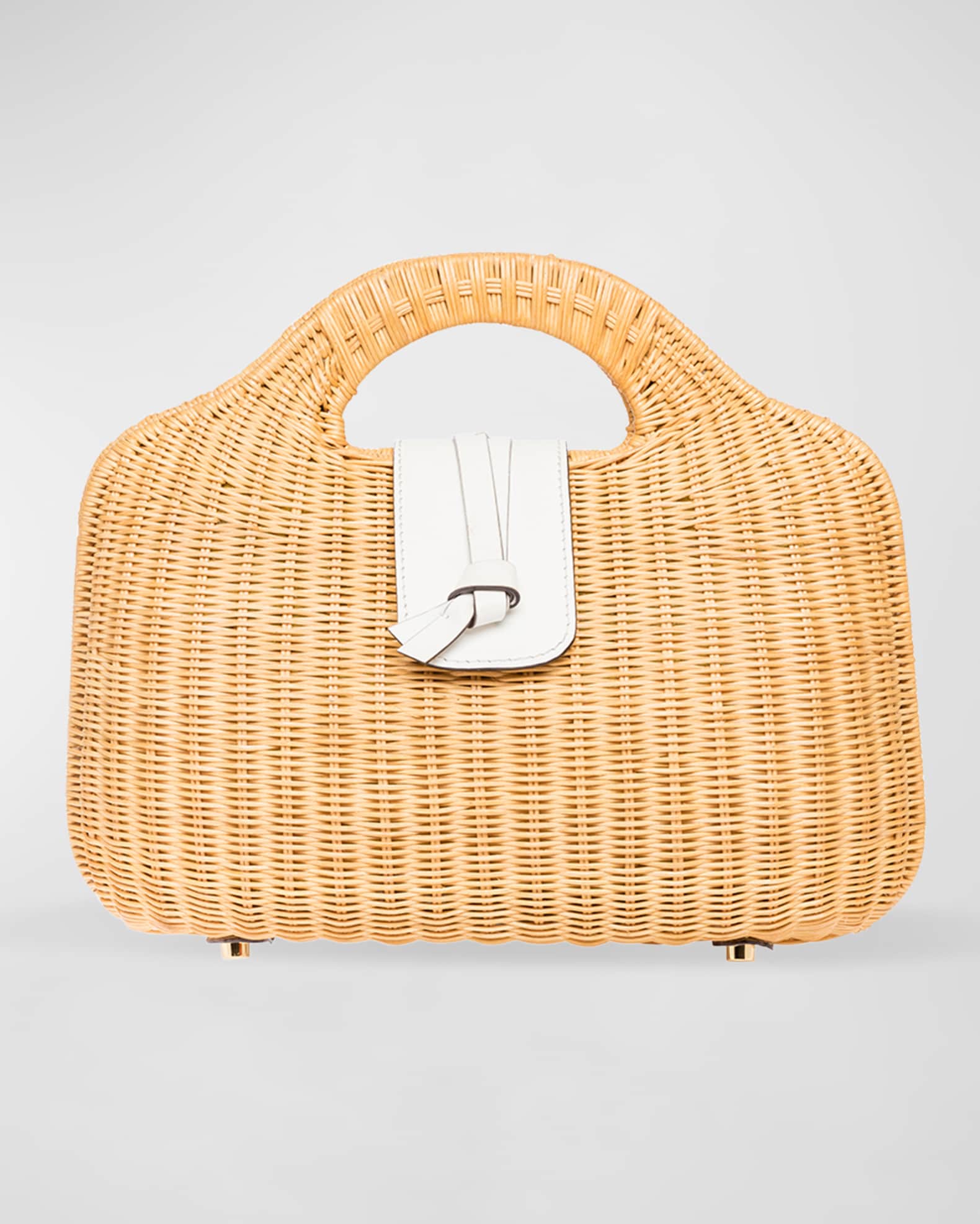 Rafe Gen Wicker TopHandle Bag Neiman Marcus