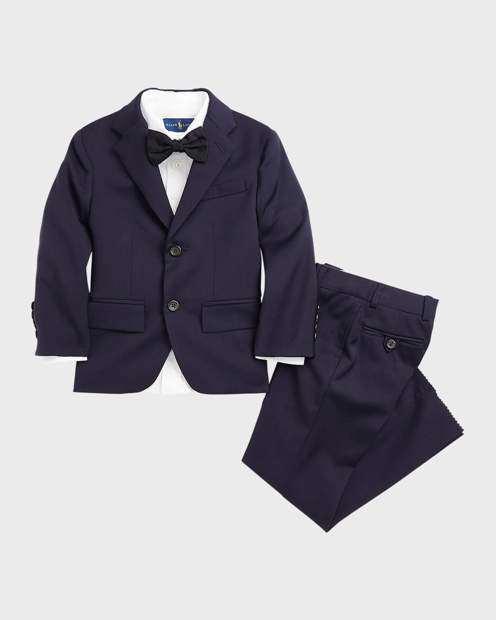 Boy's Tailored Wool Twill Two-Piece Suit 1