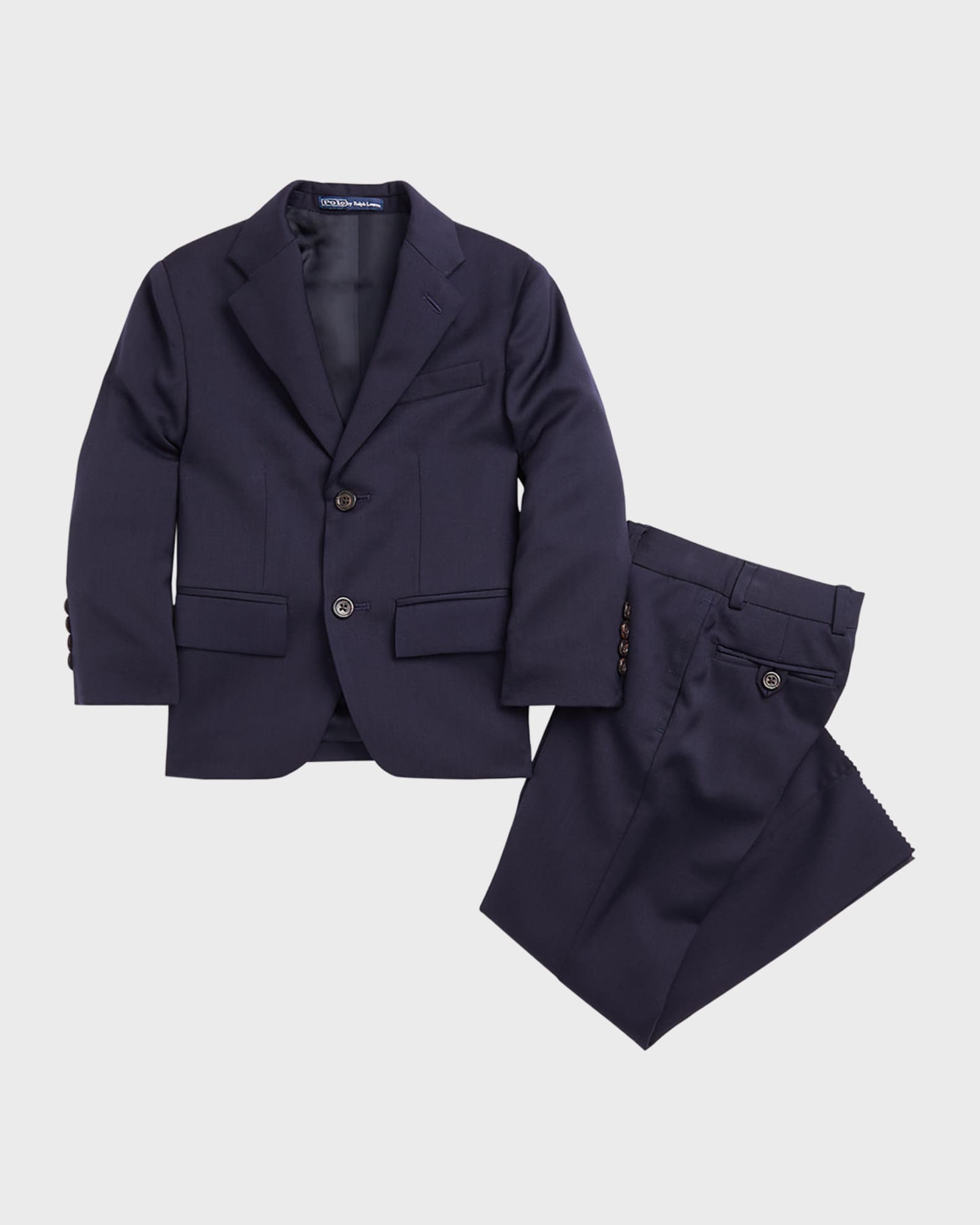 Ralph Lauren Childrenswear Boy s Tailored Wool Twill Two Piece Suit Size 8 18 Neiman Marcus
