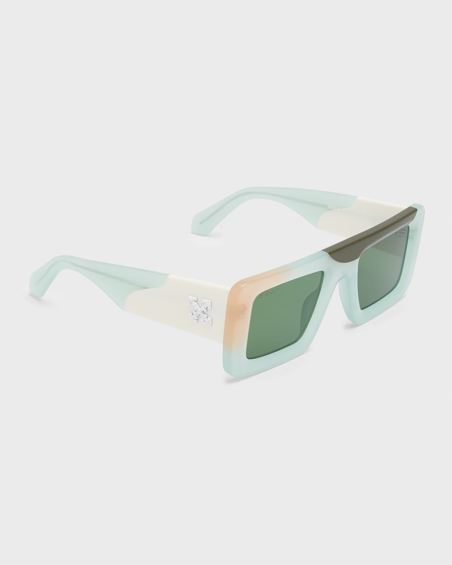 Off-White Men's Seattle Acetate Rectangle Sunglasses | Neiman Marcus