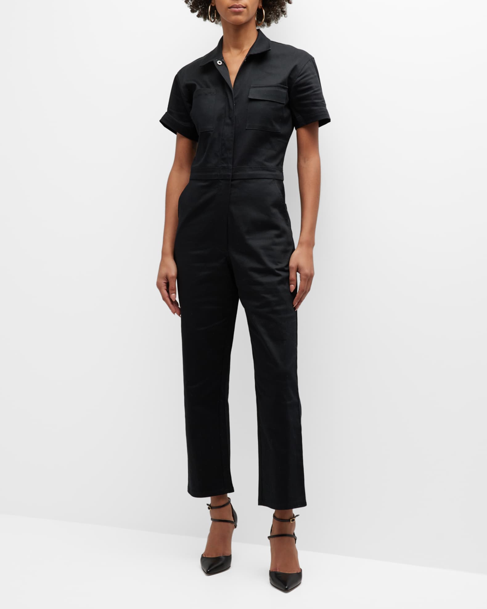 Utility jumpsuit short sleeve 2025