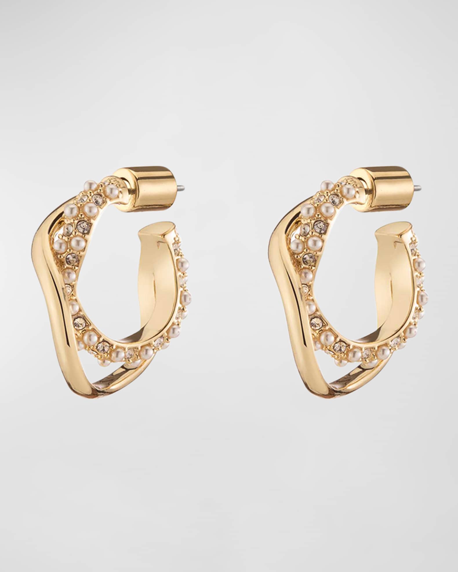 Louis Vuitton, Jewelry, Louis Vuitton Petit Louis Earrings Metal With  Crystal Gold