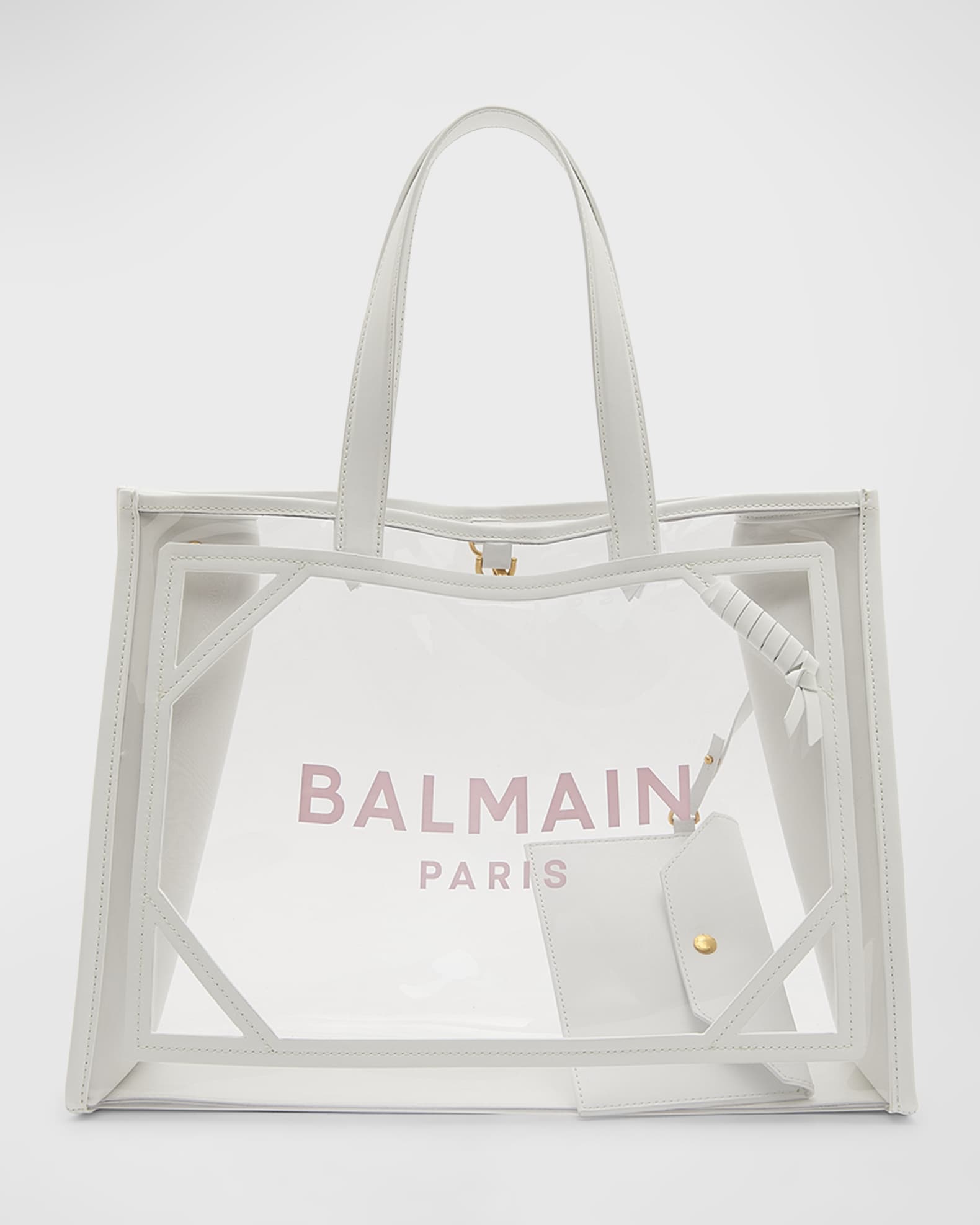 Balmain transparent bag clearance
