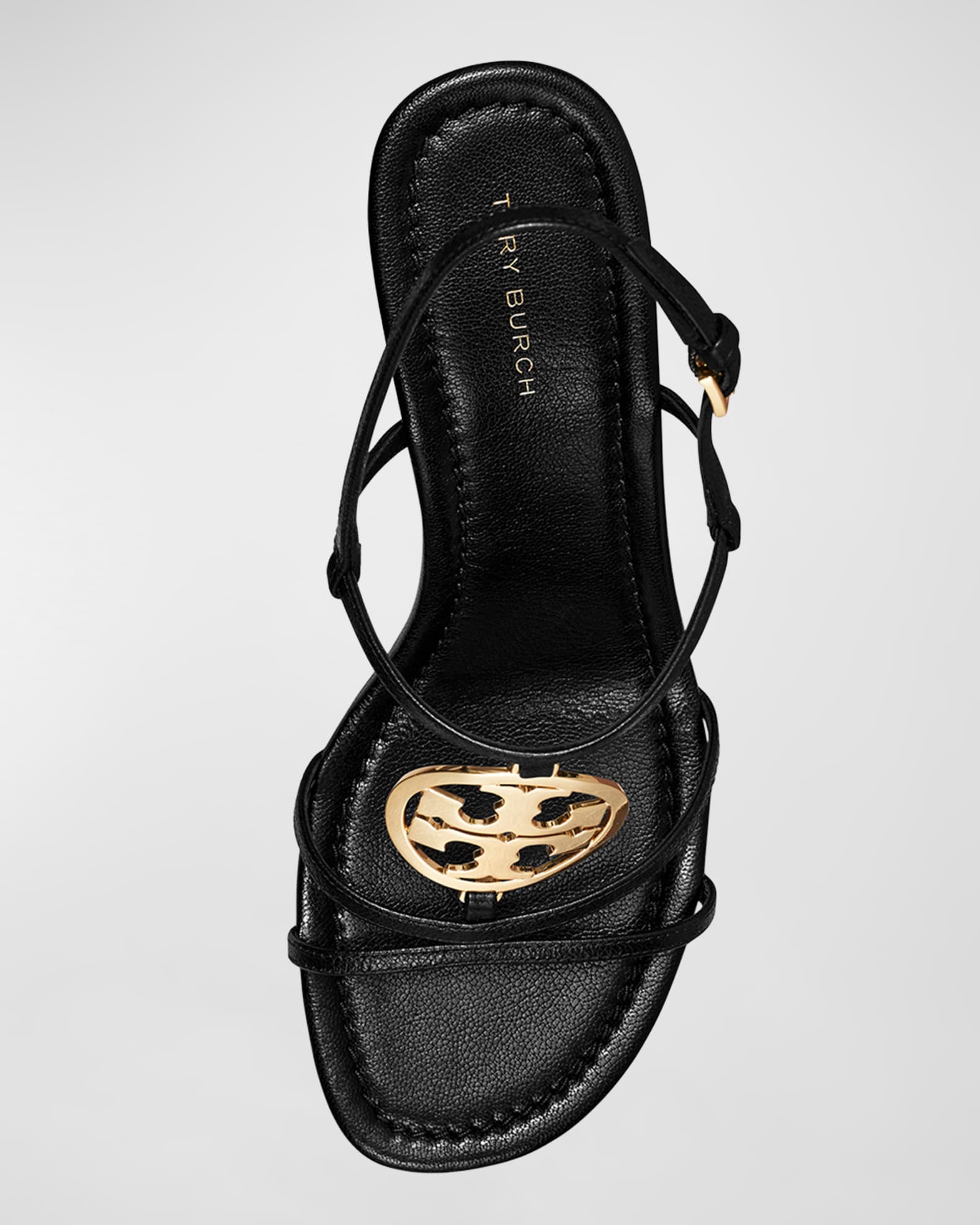 Tory Burch Capri Miller Medallion Wedge Sandals | Neiman Marcus