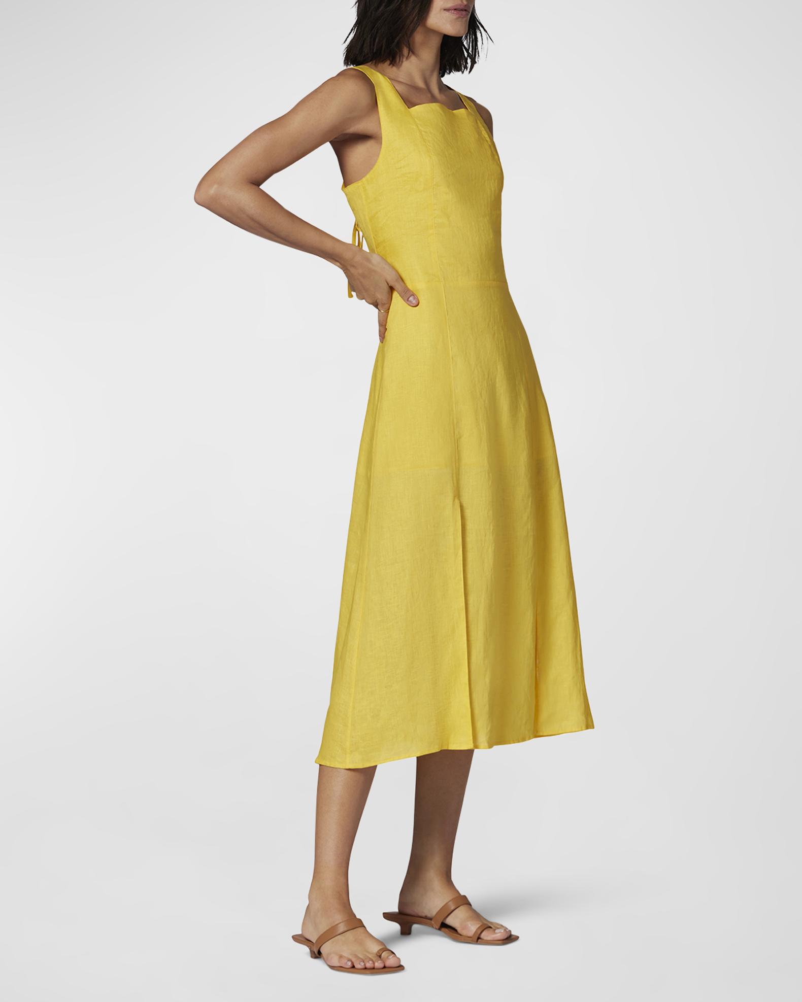 equipment linen dress Linen Knee-Length Dress