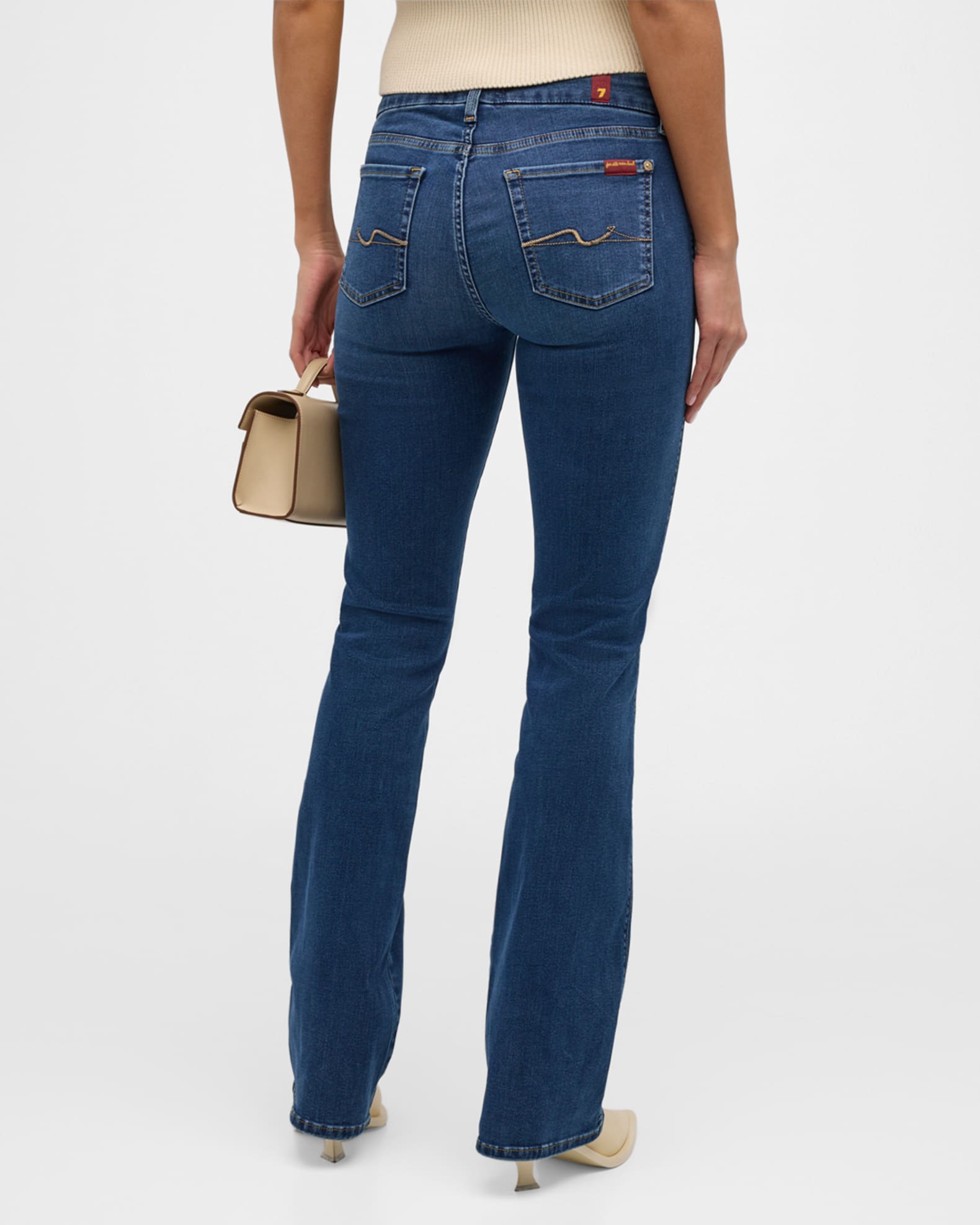 7 for all mankind Kimmie Bootcut Jeans Neiman Marcus