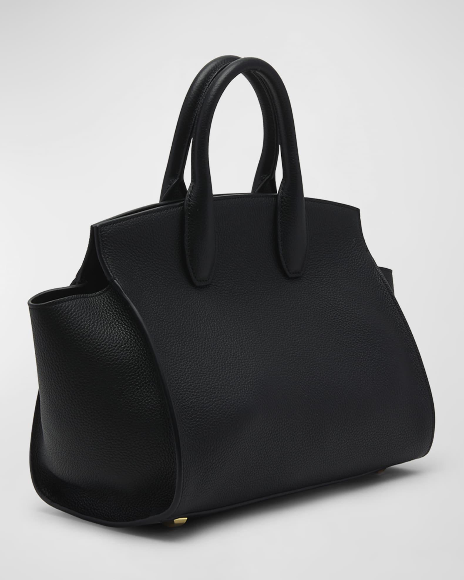 Ferragamo The Studio Small Leather Top-Handle Bag | Neiman Marcus