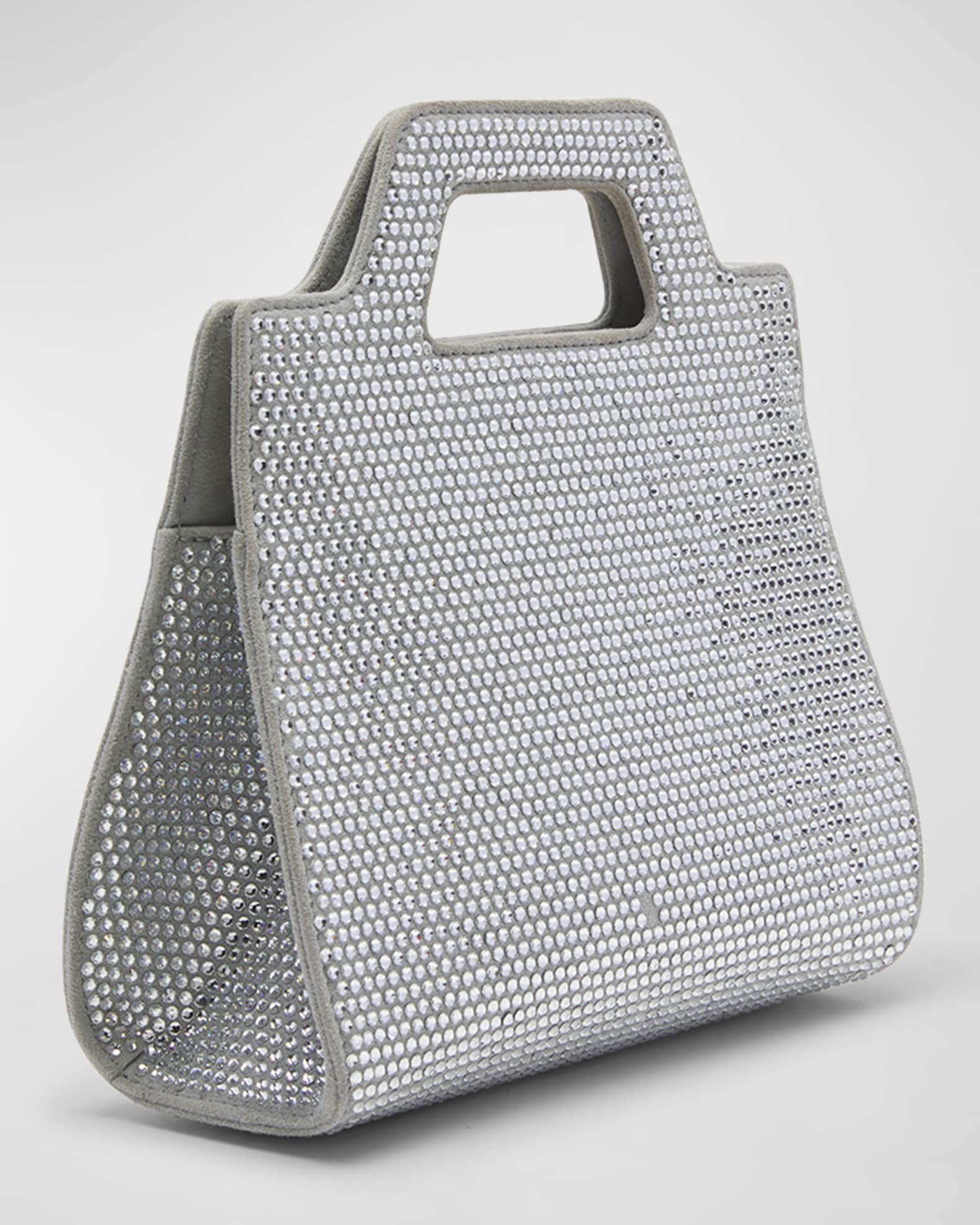 Ferragamo Wanda metallic-finish mini bag - Silver