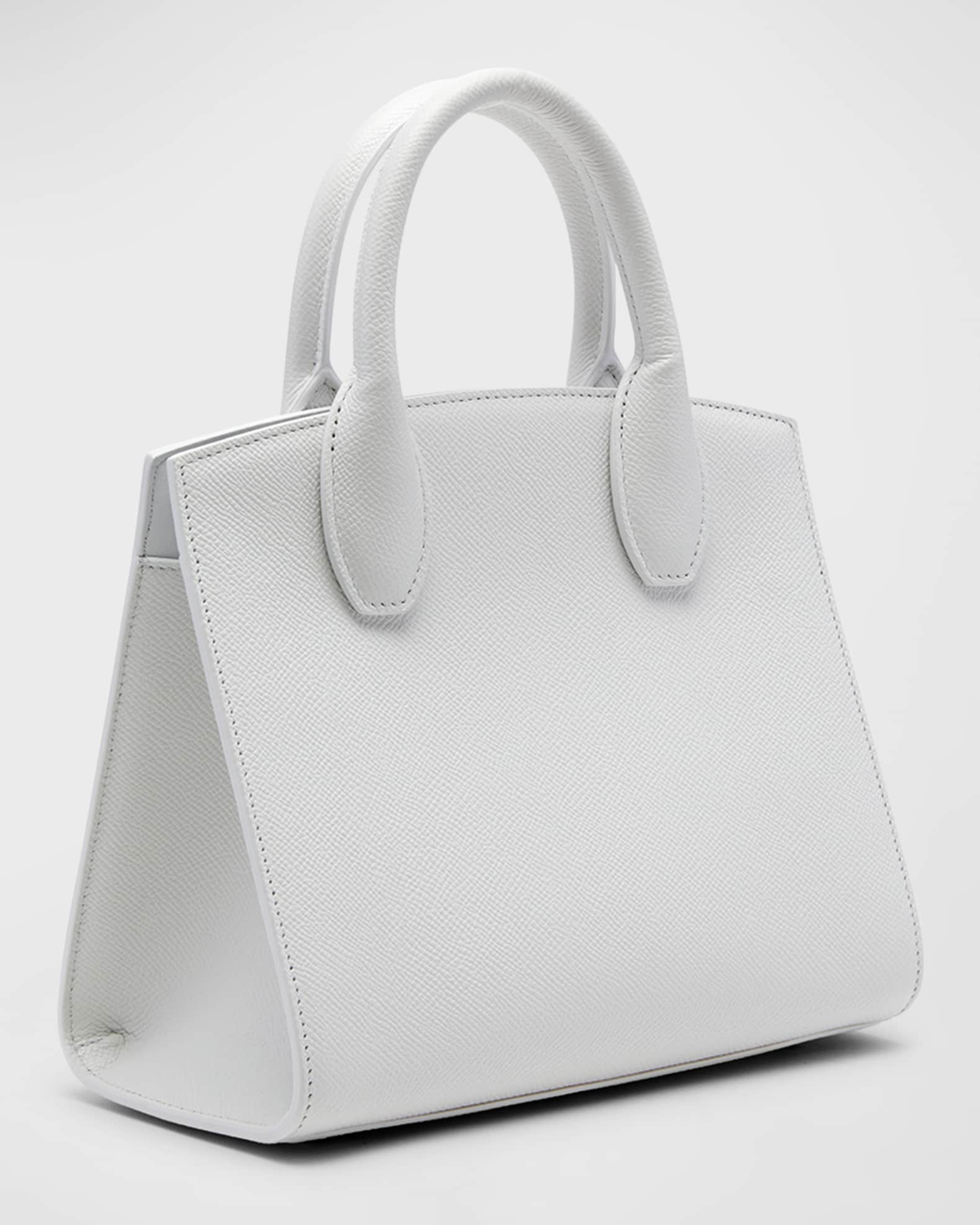 Ferragamo Studio Box Mini Leather Top-Handle Bag | Neiman Marcus