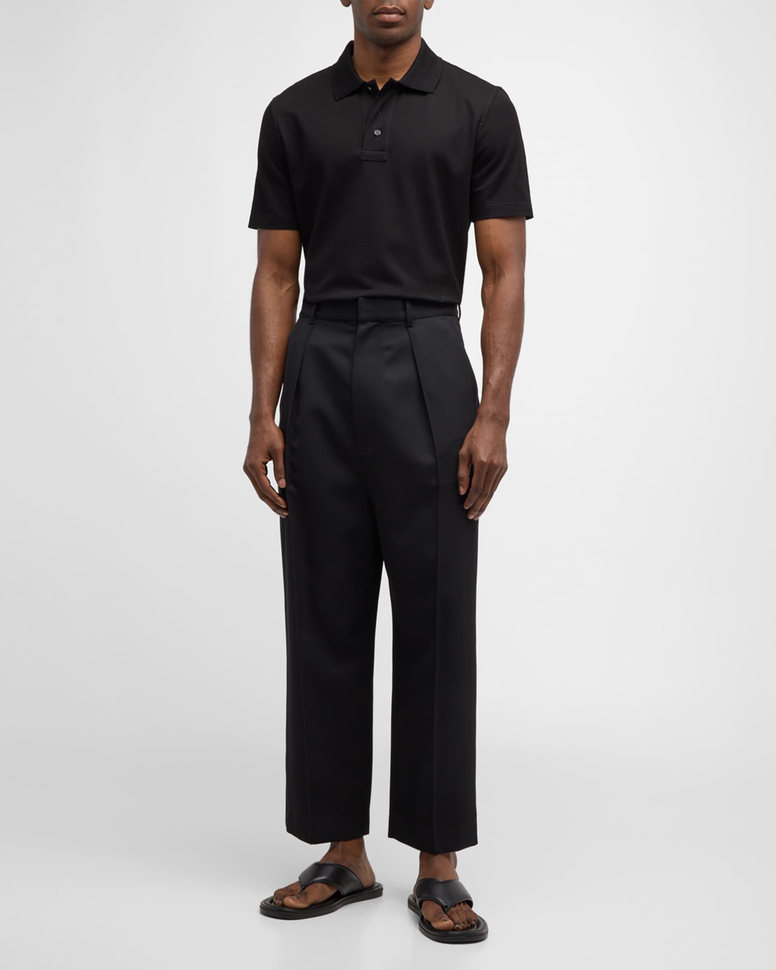 Ferragamo mens polo clearance