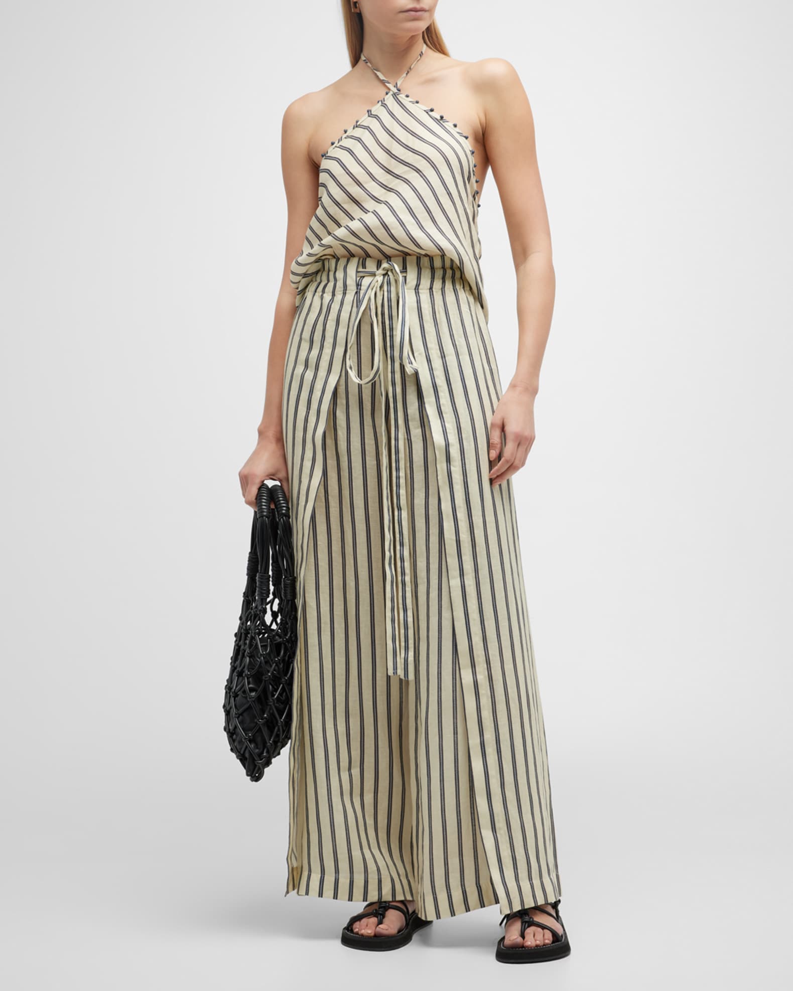 Striped Linen Collection | Neiman Marcus