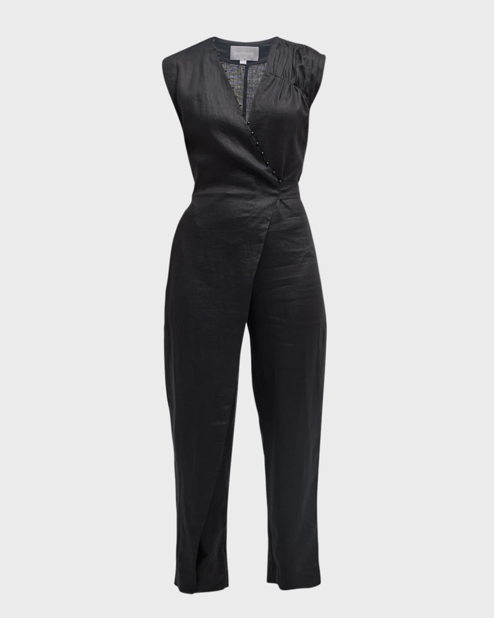 pinkfilosofy Dai Linen Jumpsuit Neiman Marcus