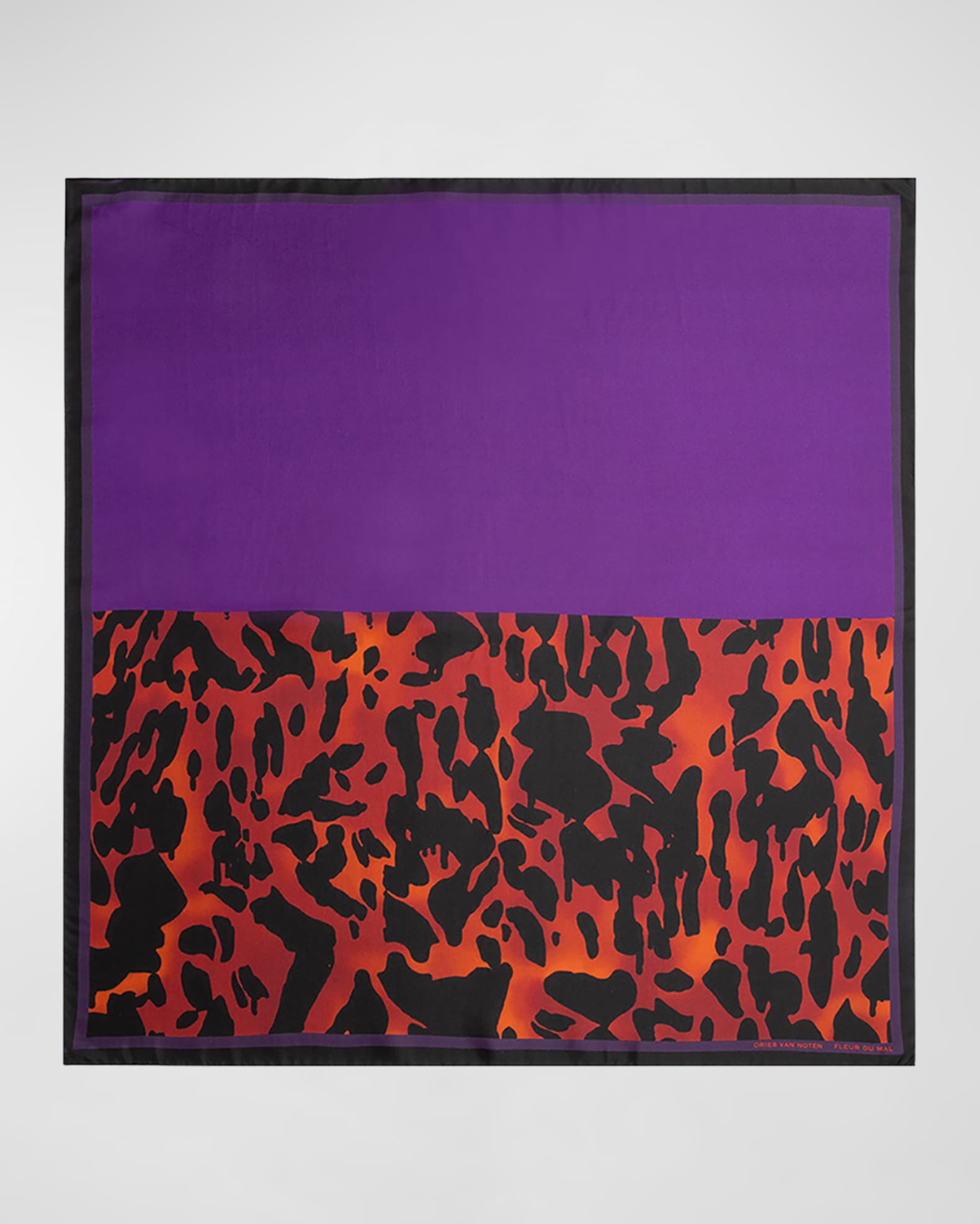 Dries Van Noten Fleur Du Mal Silk Foulard | Neiman Marcus