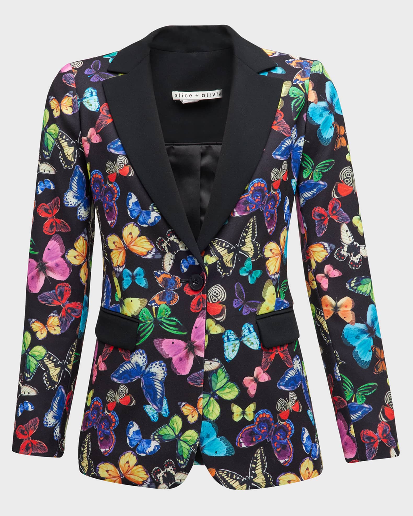 Alice+Olivia★花柄 シフォンプリーツ ジャンプスーツ Alice + Olivia Bennet Floral Pleated Jumpsuit multicolored