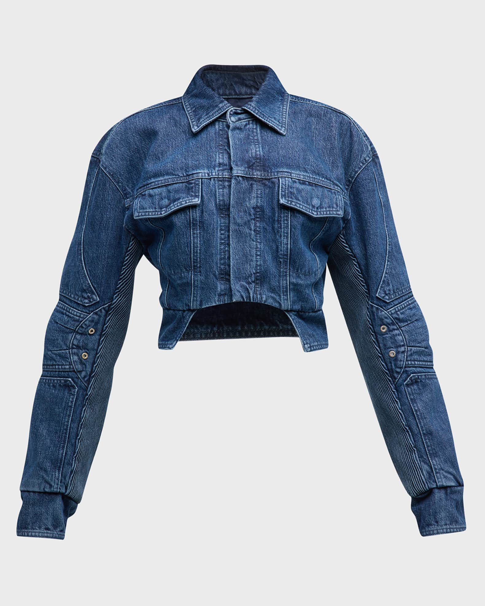 Cropped denim hotsell jacket canada