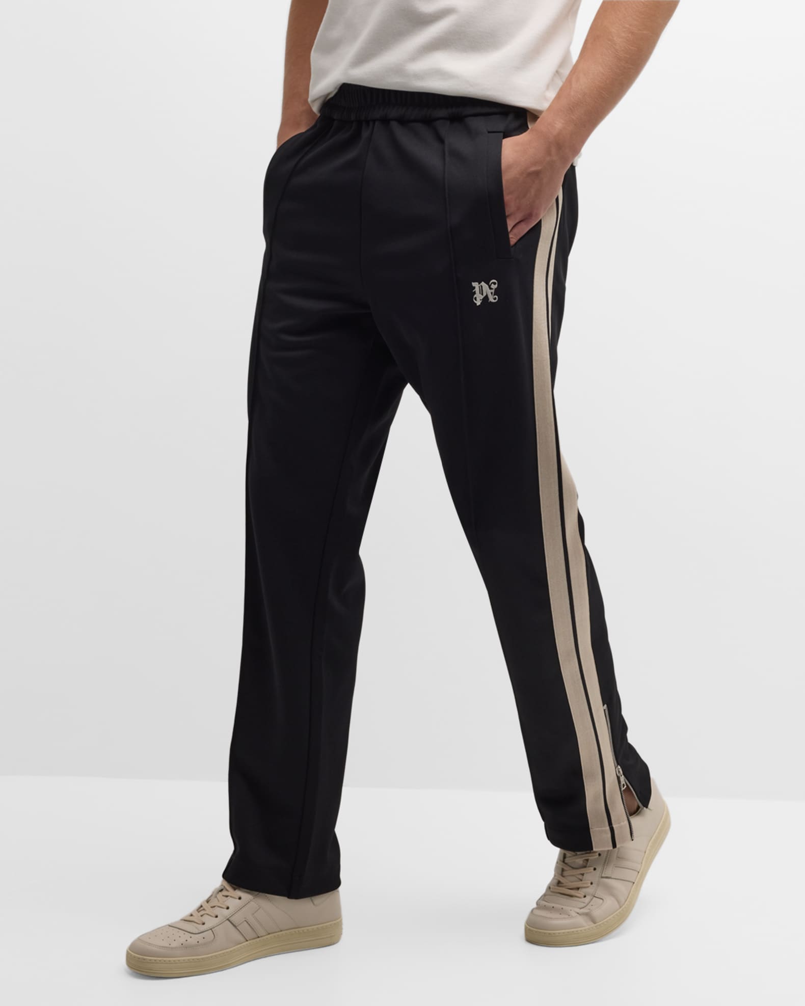 Palm Angels Palm Angels PA Monogram Trousers Black