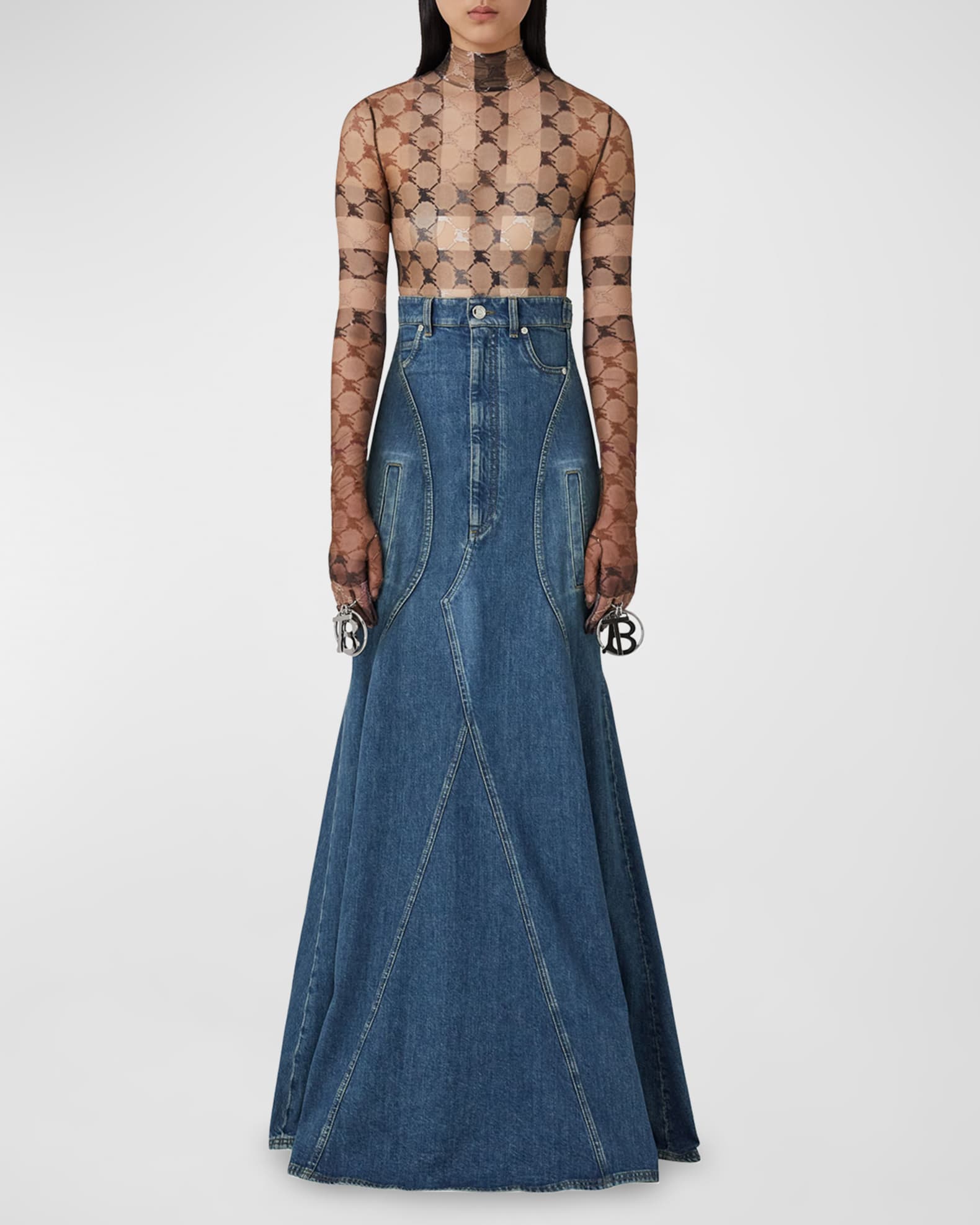 CROSS OVER DRAPED MINI SKIRT BOSS OF THE BRUMBIES