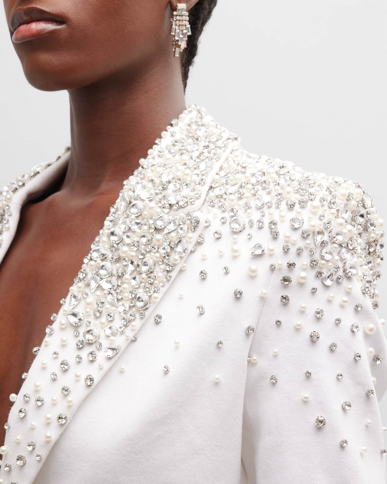 Alice + Olivia Ivan Embellished Blazer Neiman Marcus