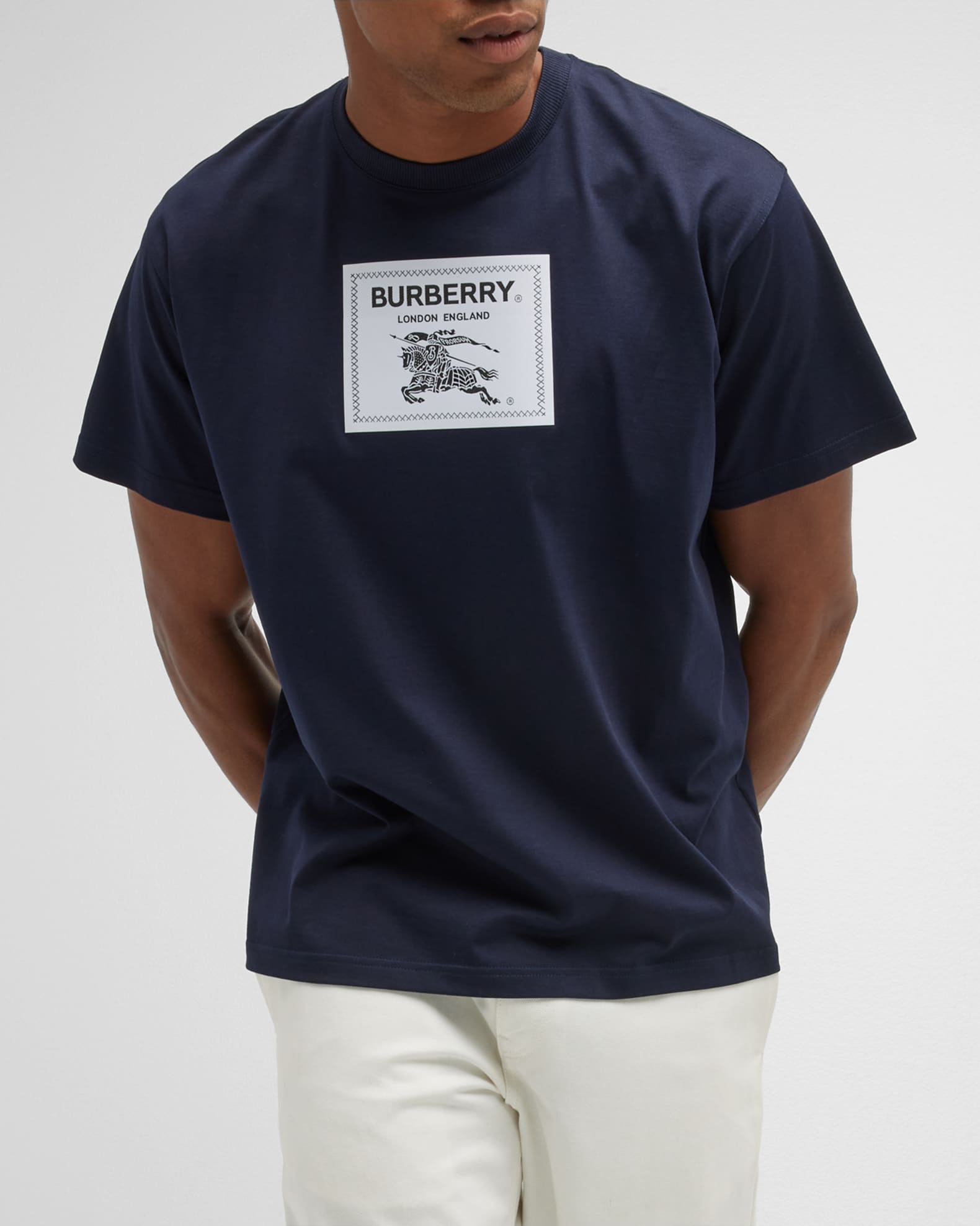Burberry patch 2025 t shirt