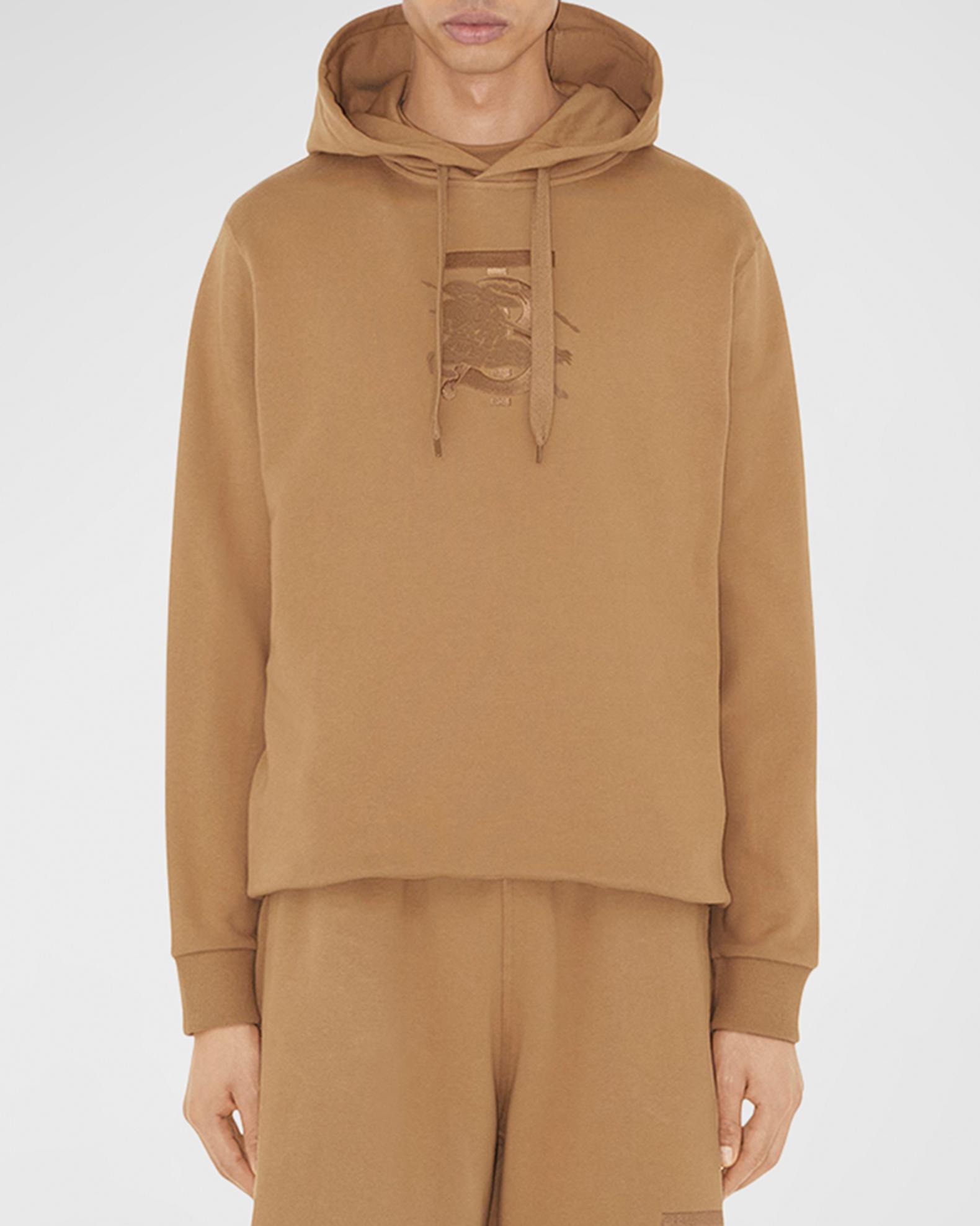 Burberry Men's EKD Monogram Loopback Hoodie Neiman Marcus