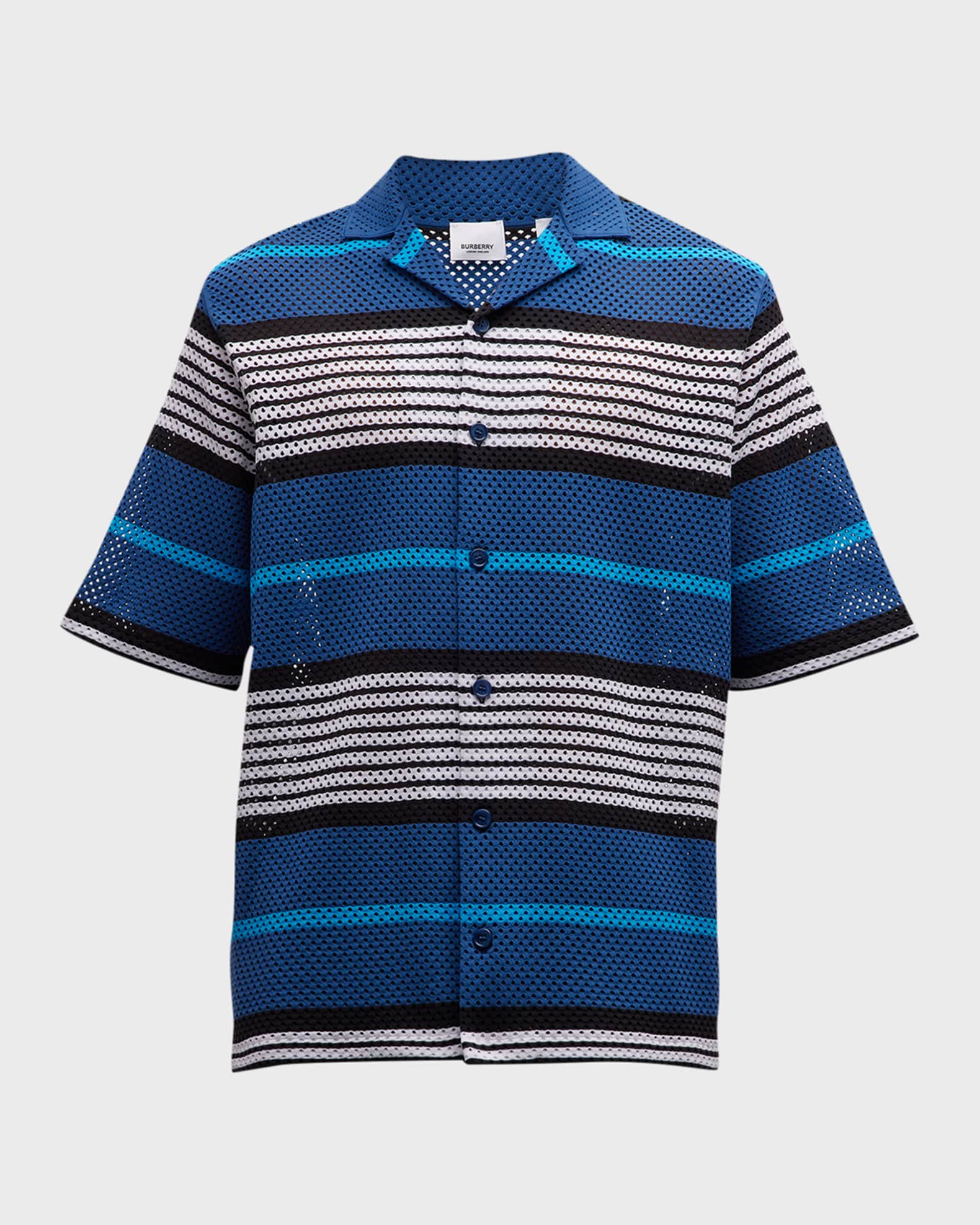 Burberry camp shirt clearance
