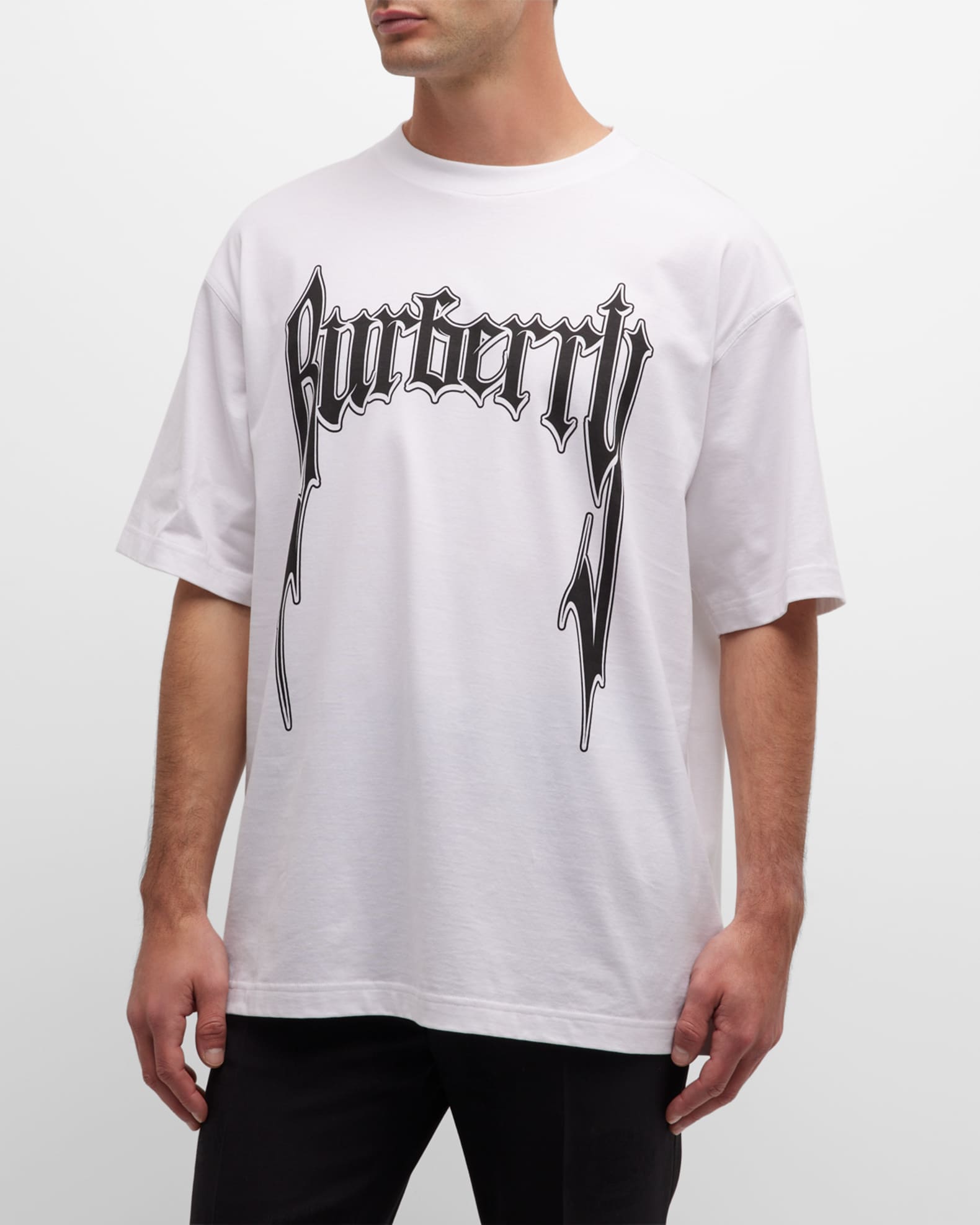 Burberry Men s Rock Logo T Shirt Neiman Marcus
