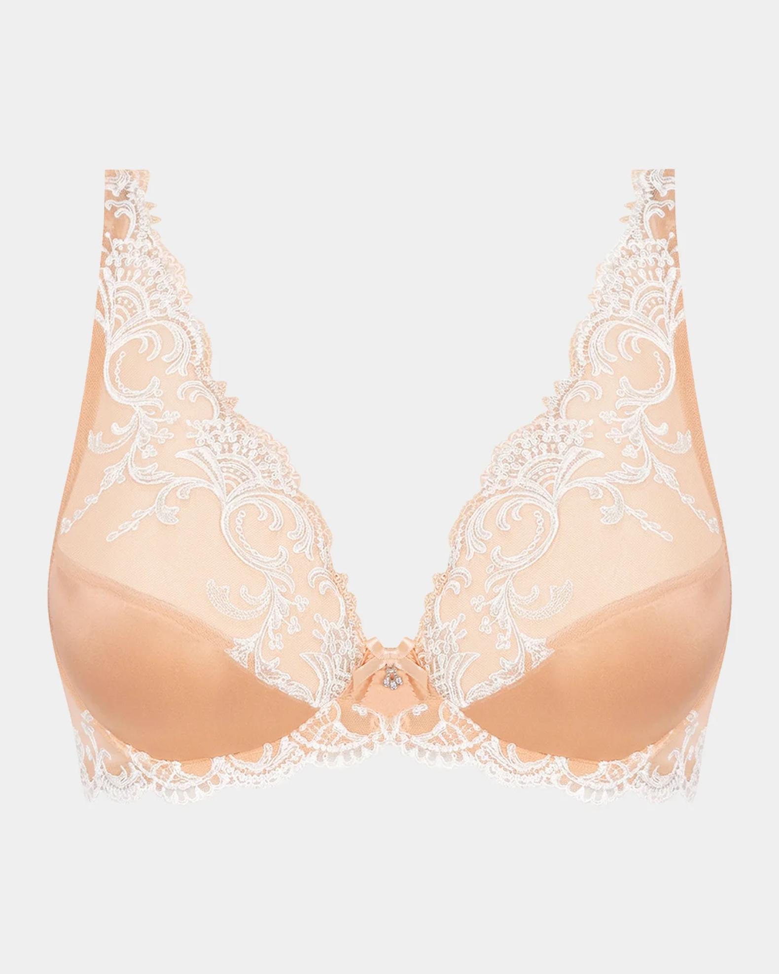 Lise Charmel Splendeur Soie Embroidered Triangle Bra | Neiman Marcus