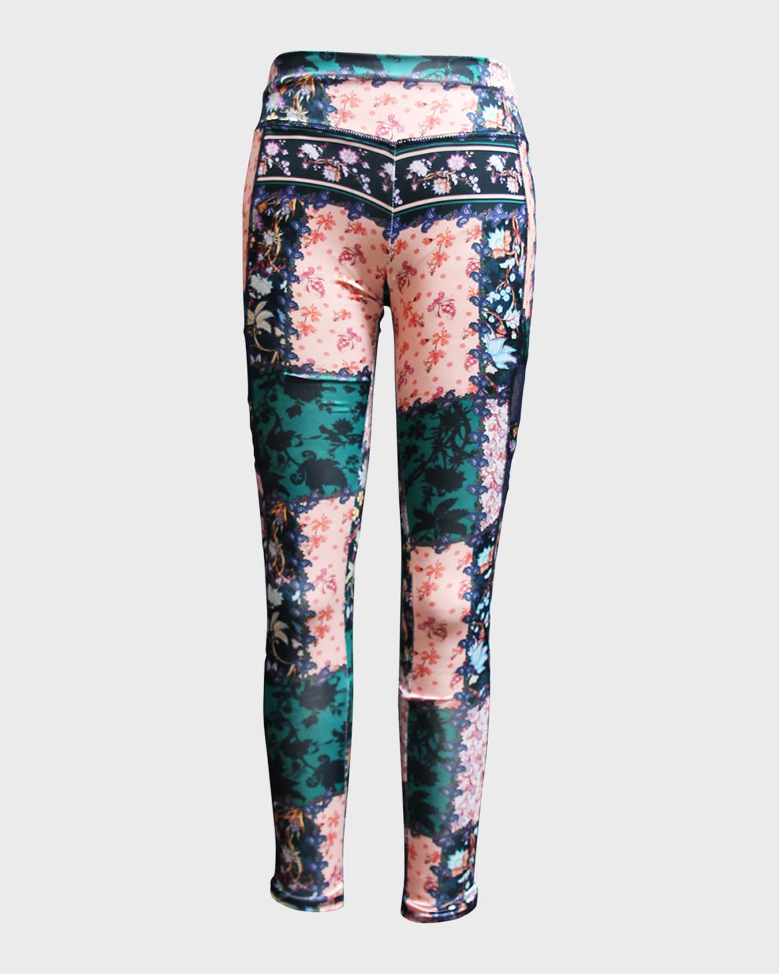Patchwork yoga pants shop