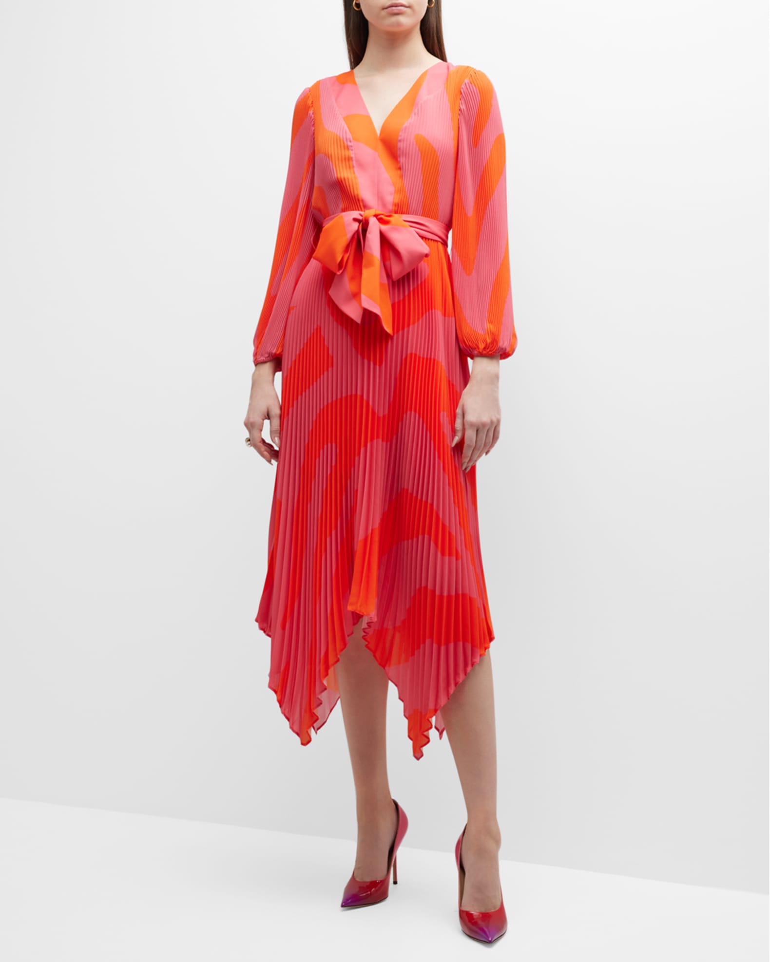 Mena Ankle Dress | Liora Print main image 0
