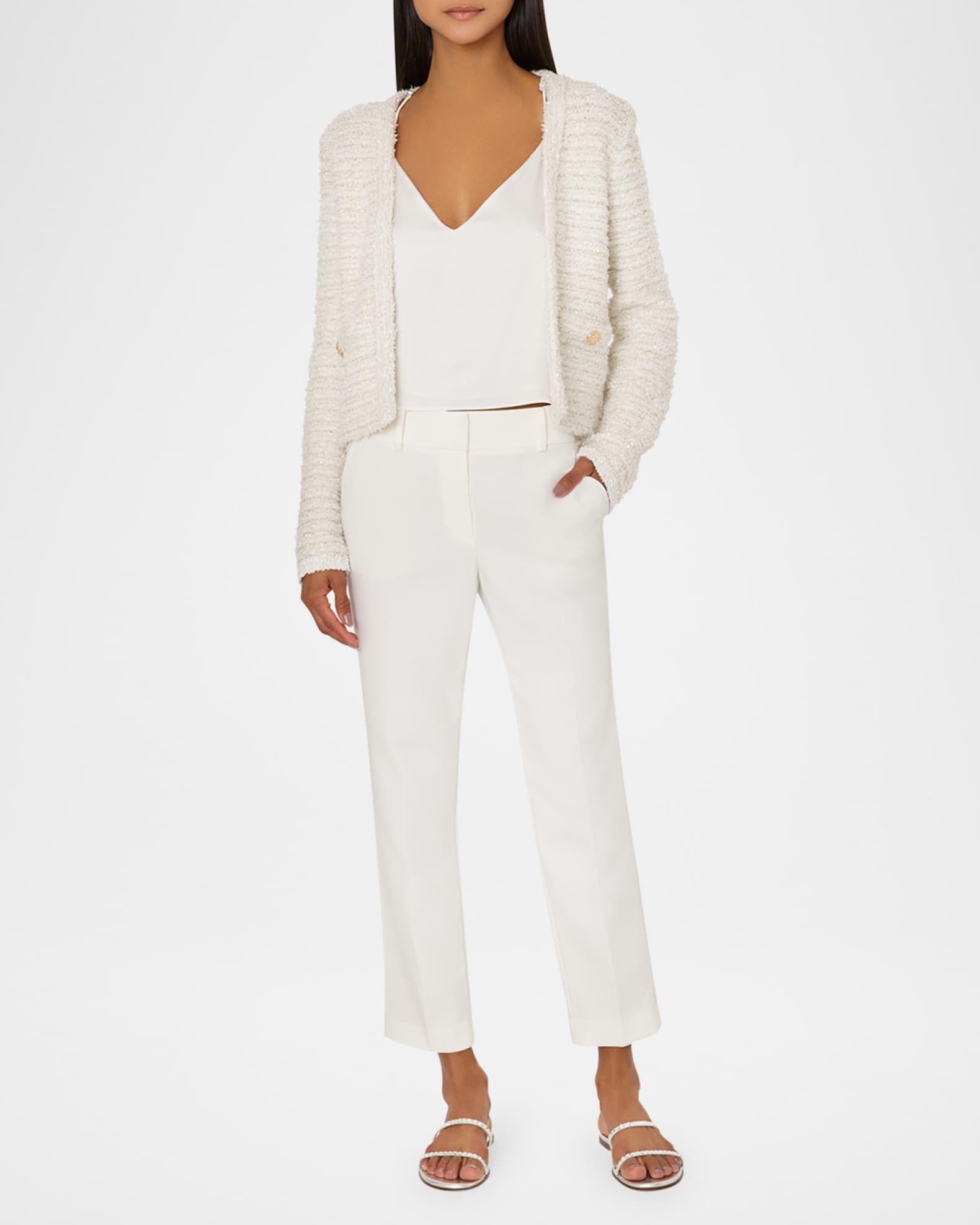 Nicola Cropped Slim Cady Pants 1