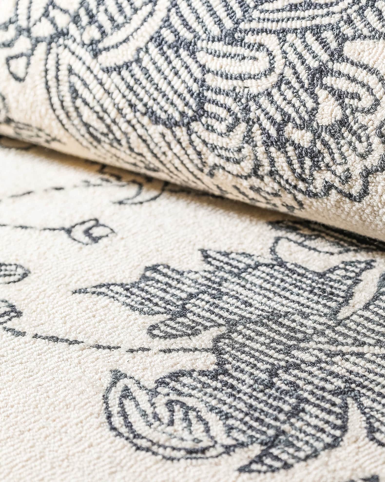 MacKenzieChilds Marquee Floral Rug, 8' x 10' Neiman Marcus