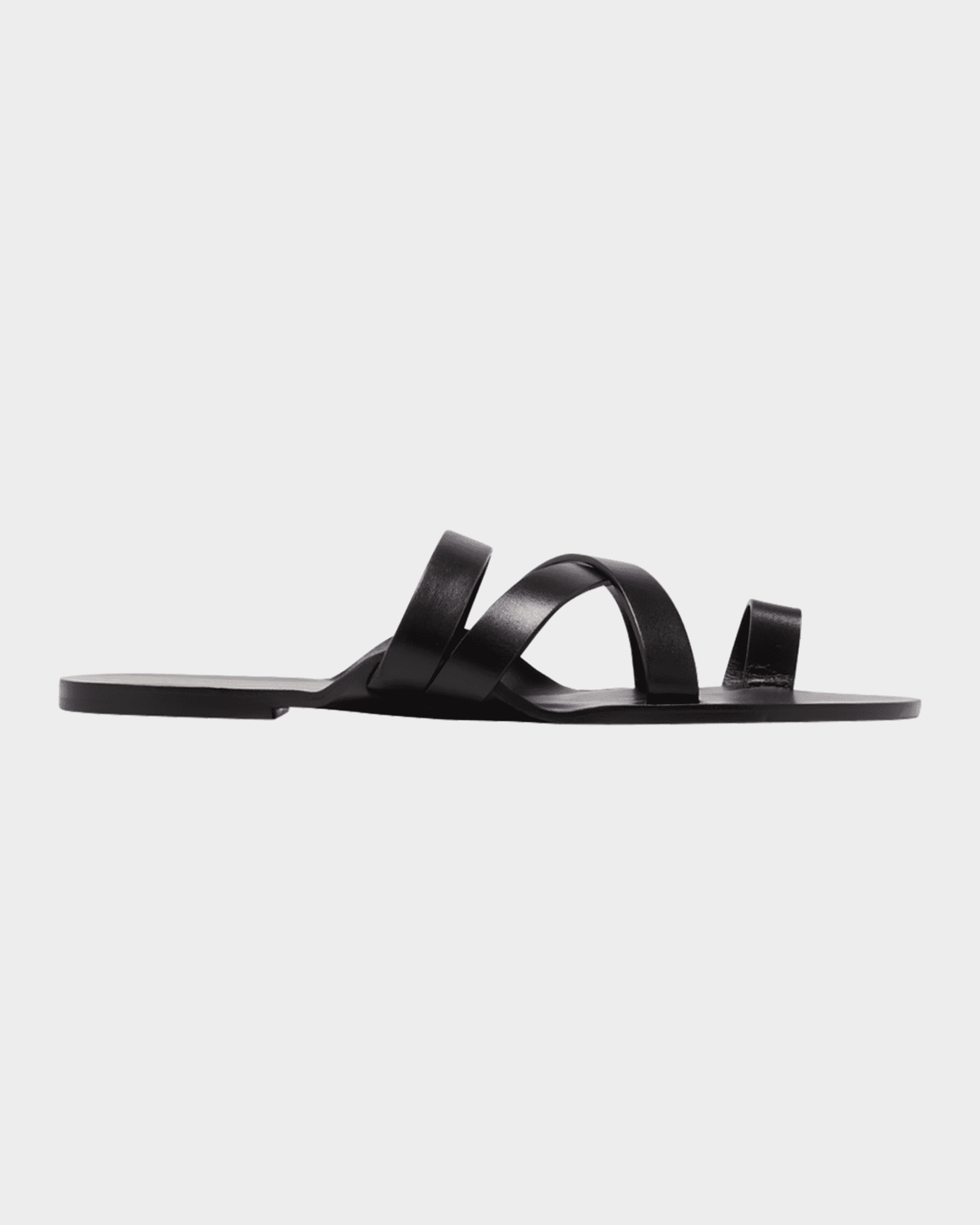 THE ROW Kris Leather Sandals | Neiman Marcus