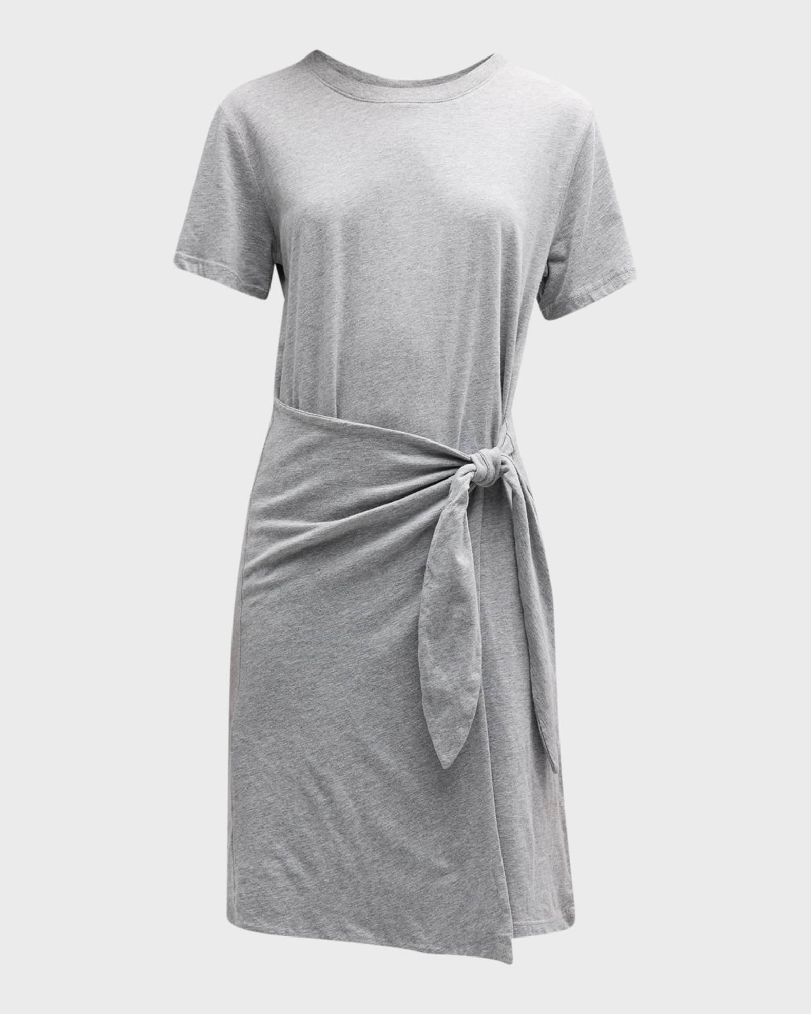Wrap Tee Dress Fallon Organic Cotton T-Shirt Wrap Dress