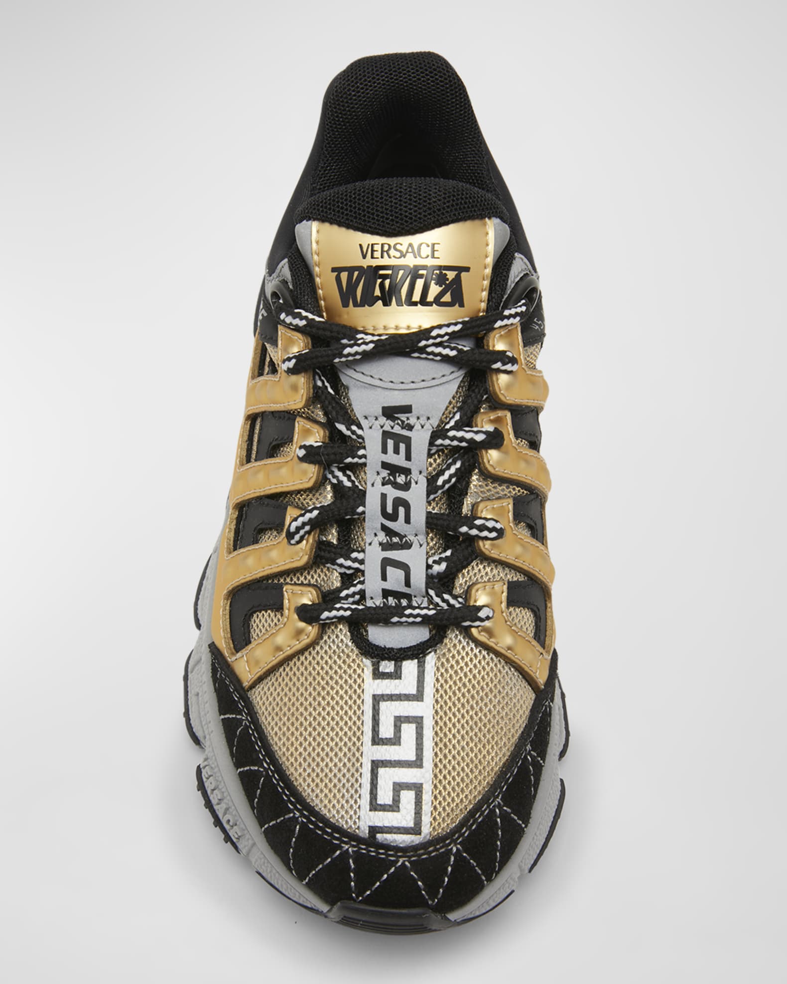 Versace Kid's Trigreca Chunky Sneakers, Toddlers Neiman Marcus