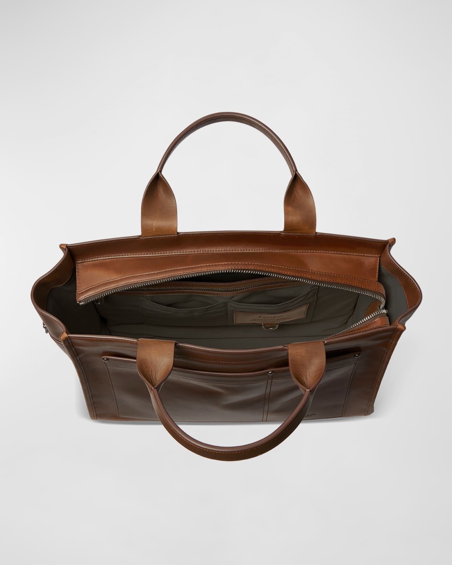 Shinola Men's Bert Navigator Brief Tote Bag Neiman Marcus