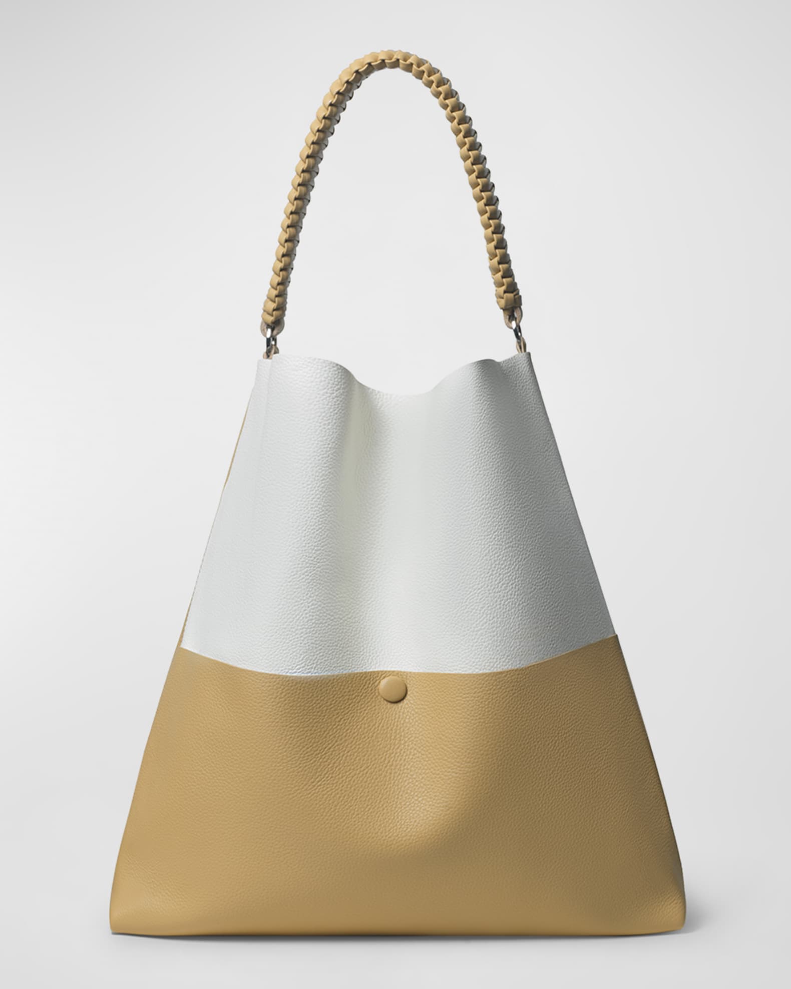 Callista Mini Grained Leather Tote Bag Neiman Marcus