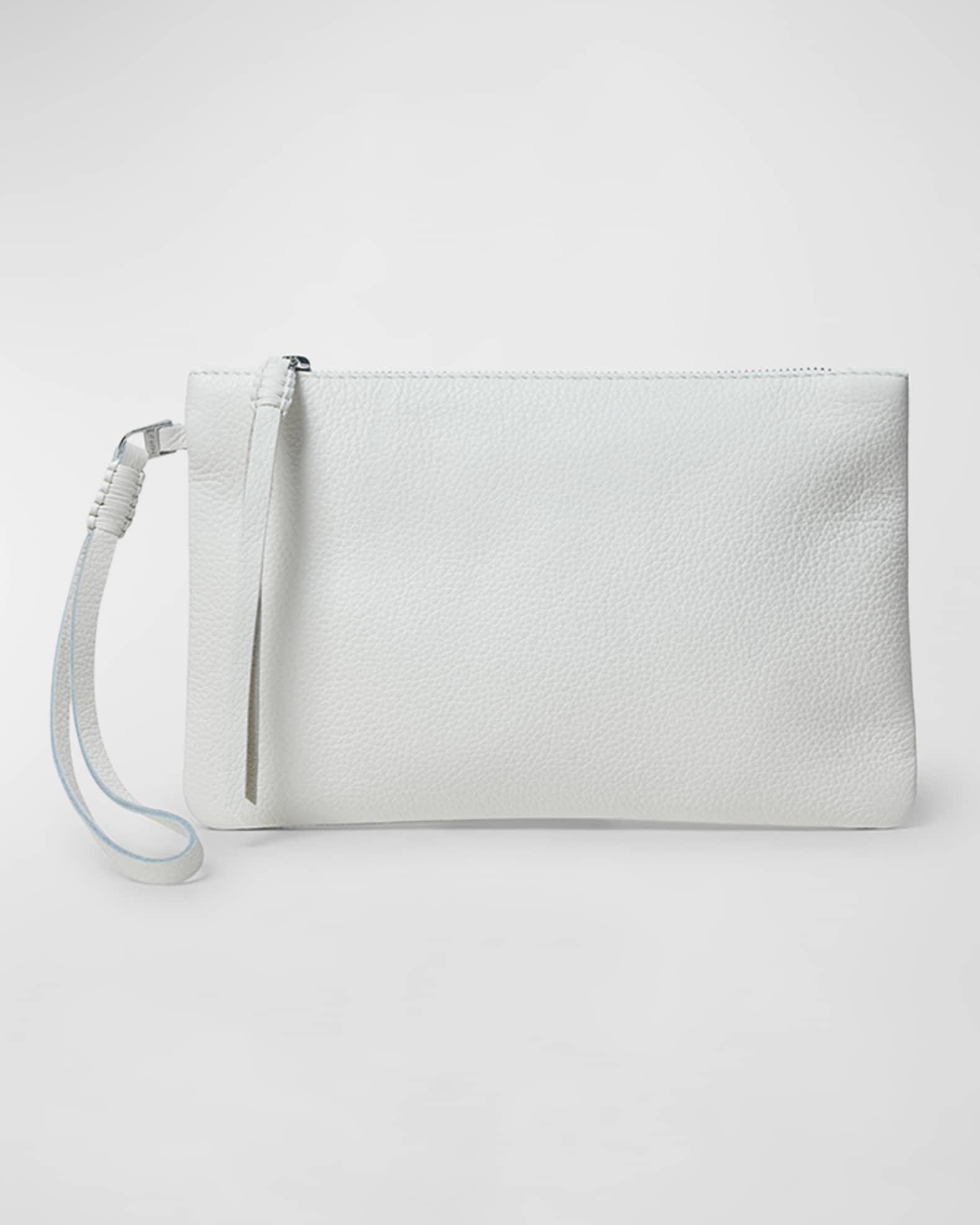 Callista Slim Pochette Leather Wristlet